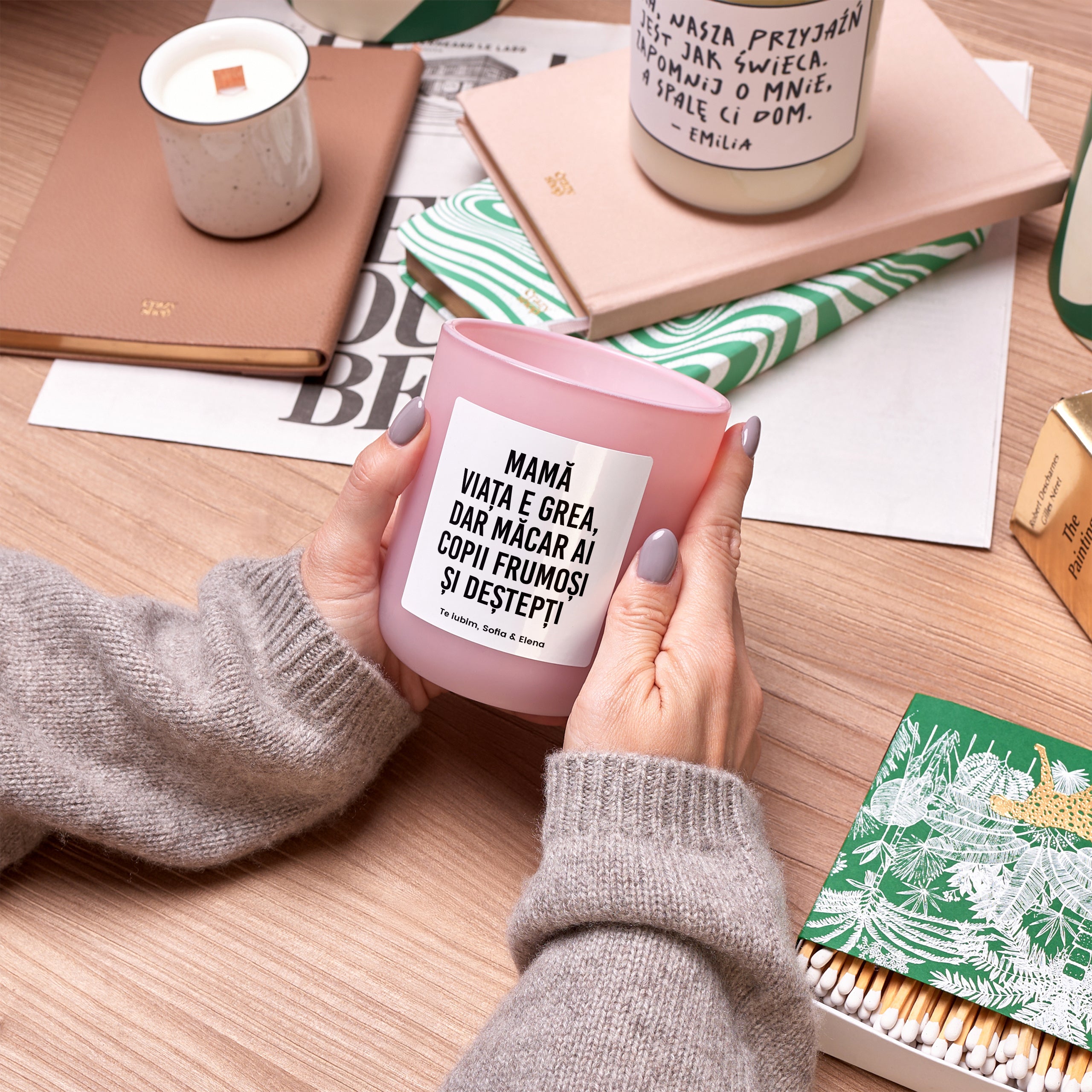 Świeca zapachowa dla mamy - śmieszny prezent dla mamy na Dzień Mamy świeczka personalizowana dla mamy