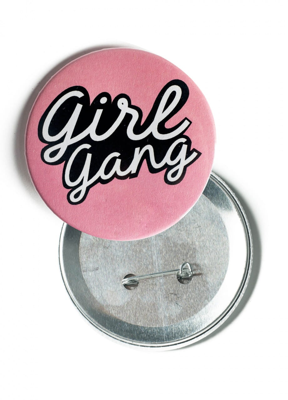 Insignă GIRL GANG 5 cm