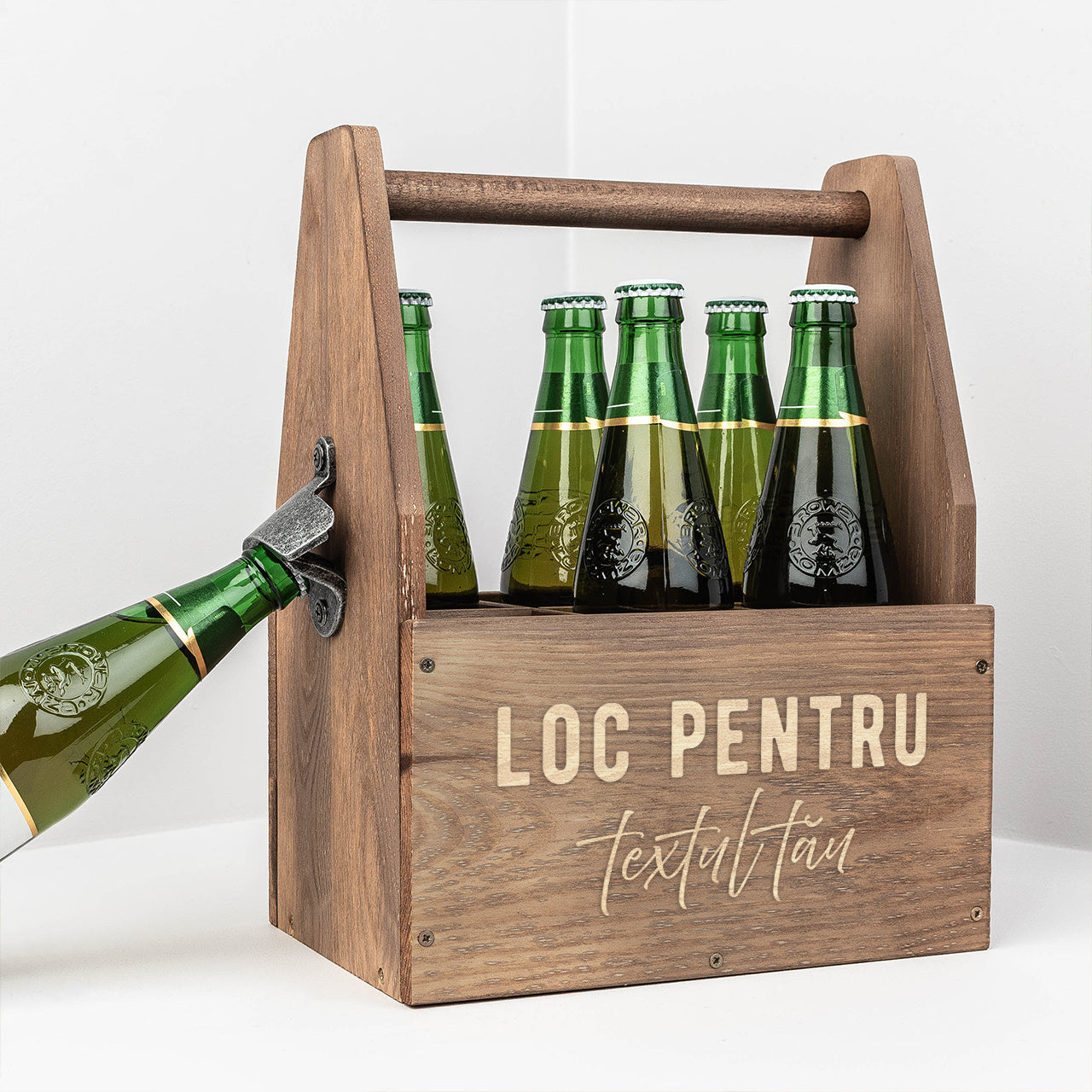 Nosidło na piwo z grawerem - uniwersalny prezent dla mężczyzny skrzynka na piwo prezent dla chłopaka 