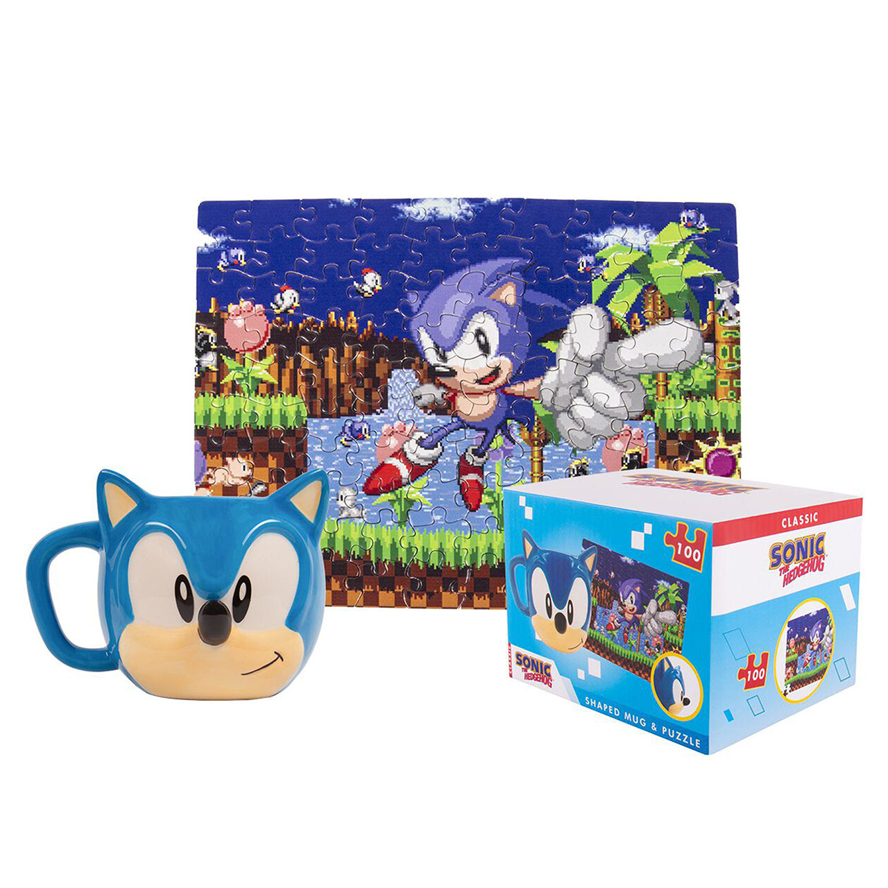 Set Sonic – puzzle și cană