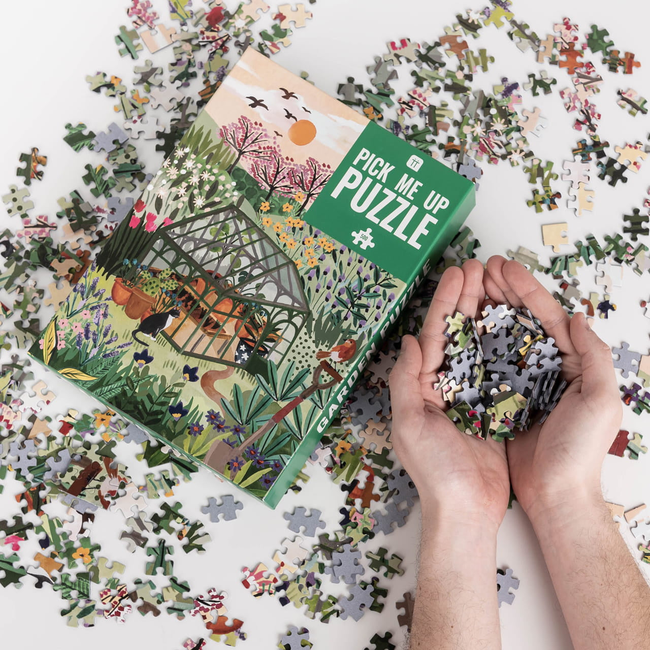 Garden puzzle 500 szt. prezent dla miłośniczki roślin prezent dla ogrodniczki prezent dla florystki