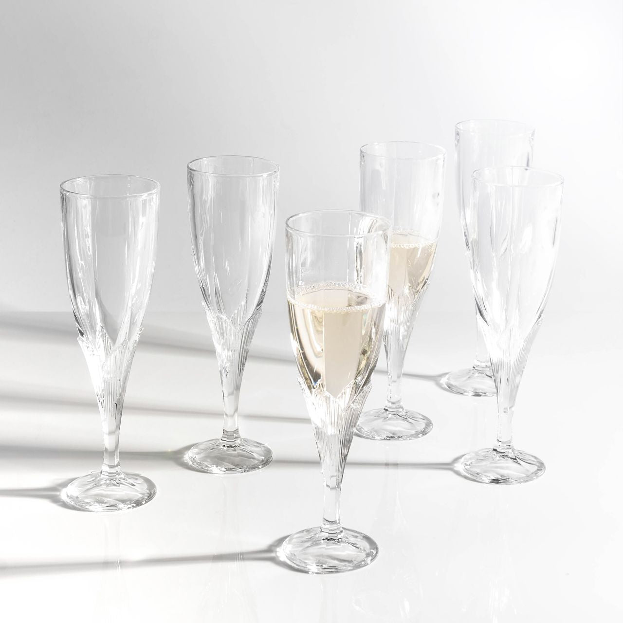 Eleganckie kieliszki do szampana z kryształu prezent na rocznicę ślubu kieliszki na prezent