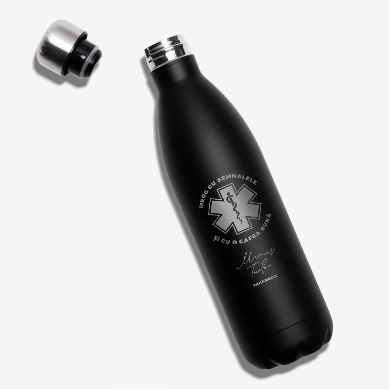 Termos gravat pentru paramedic