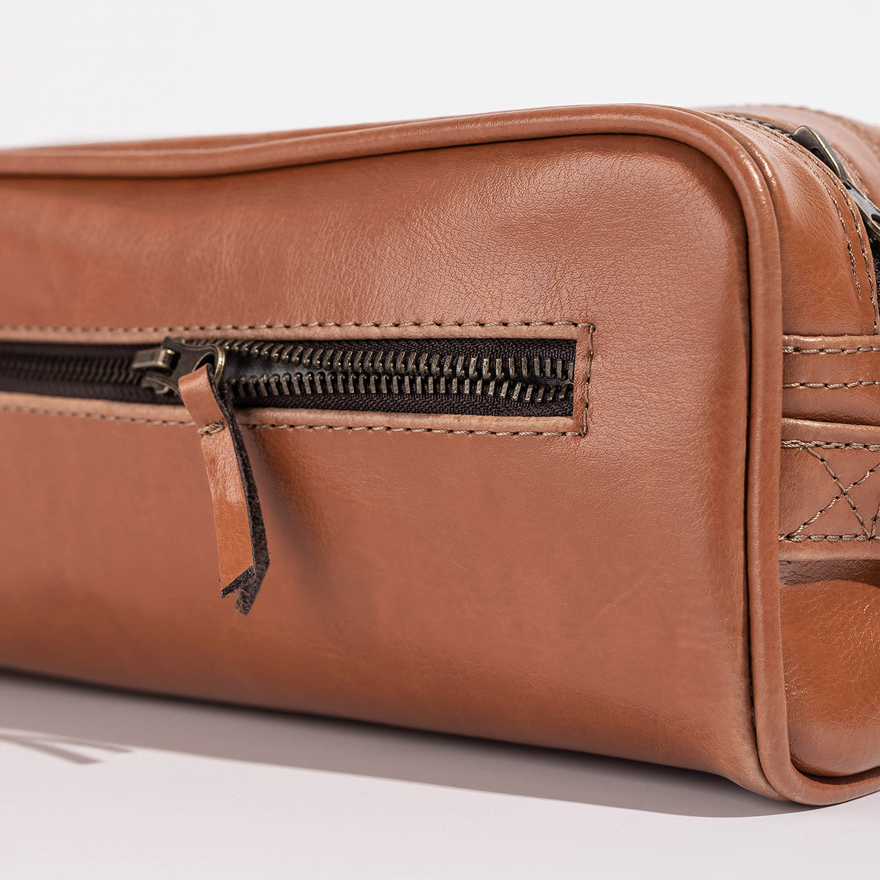 Kosmetyczka męska skórzana - oryginalny prezent dla motocyklisty prezent dla fana motoryzacji