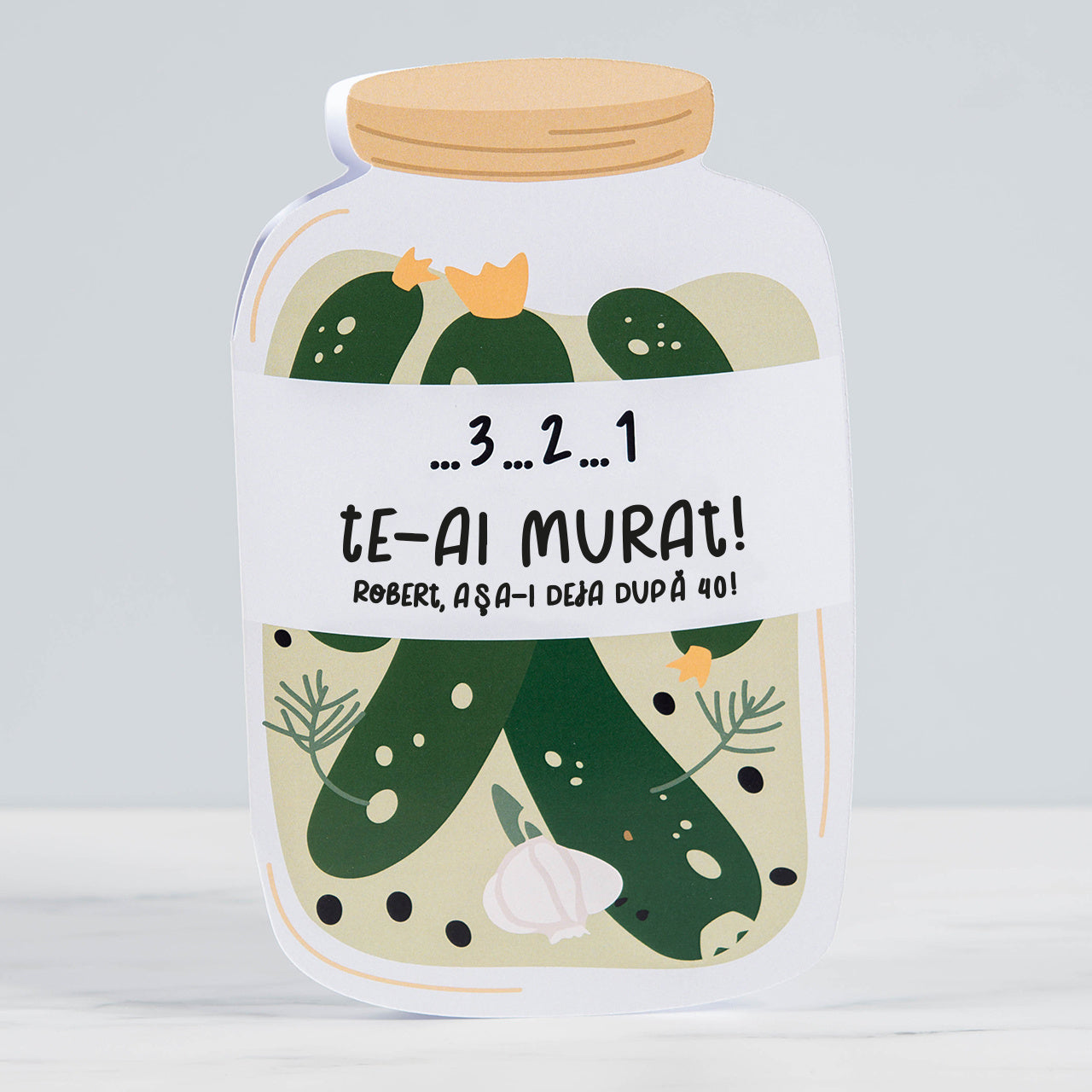 Felicitare mare și amuzantă pentru ziua de naștere -3...2...1...Te-ai murat!