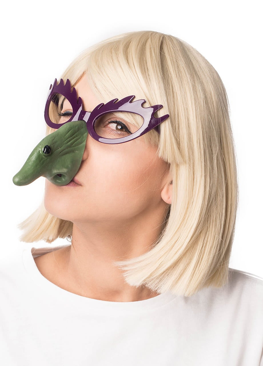 Ochelari cu nosem VRĂJITOARE accesoriu pentru costumului de Halloween