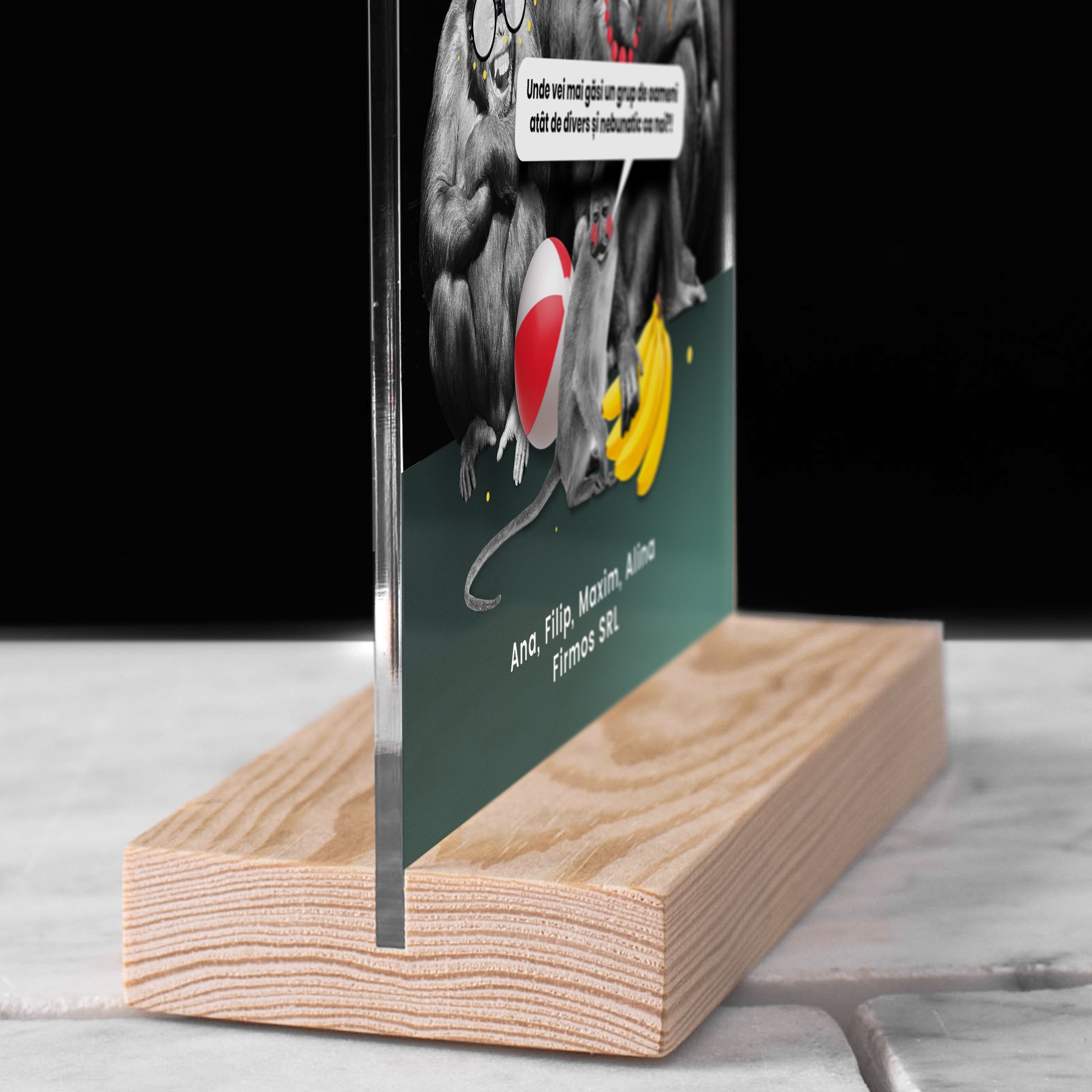 Statuetă personalizată – cadou pentru plecarea de la serviciu