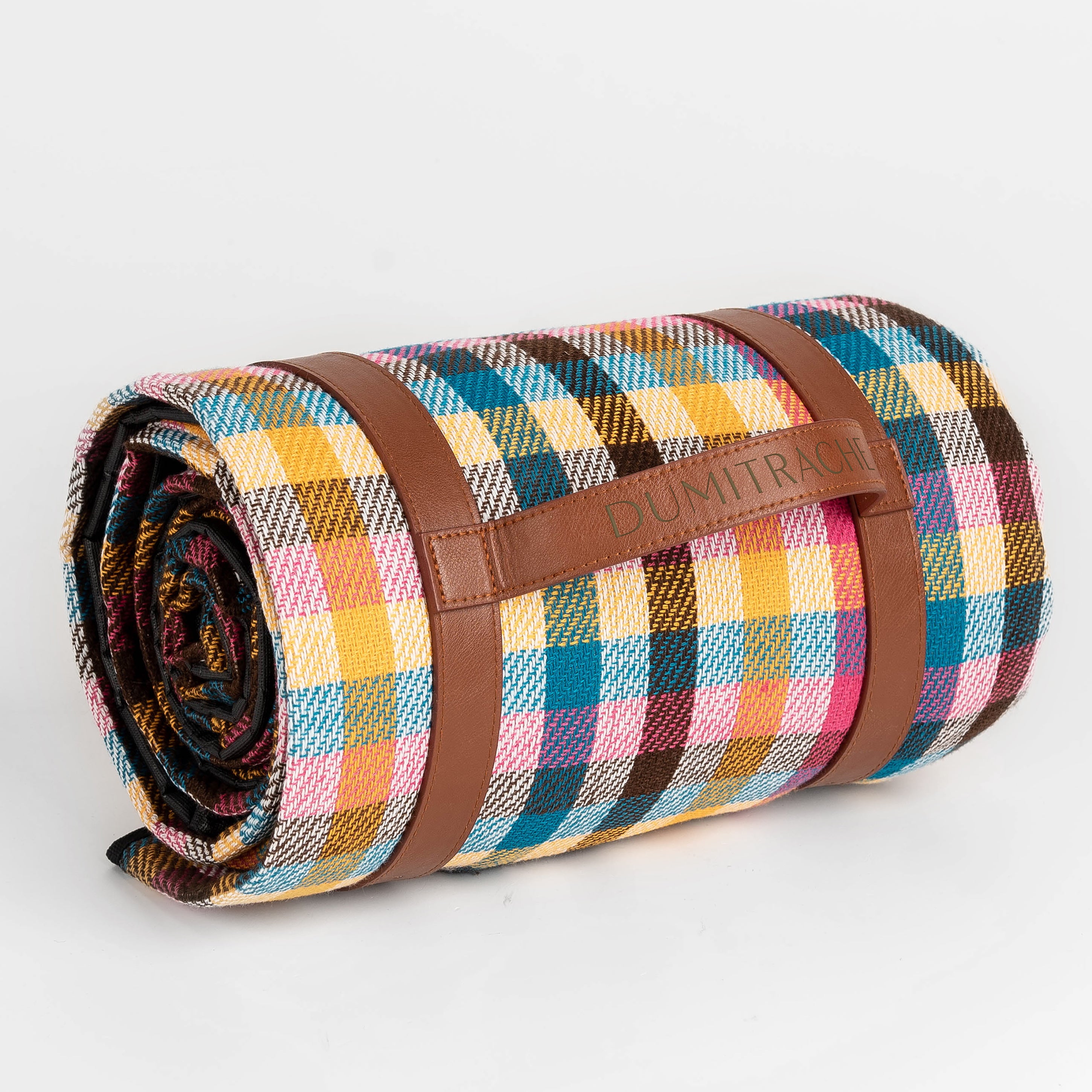 Pătură de picnic personalizată cu mesaj pentru familie