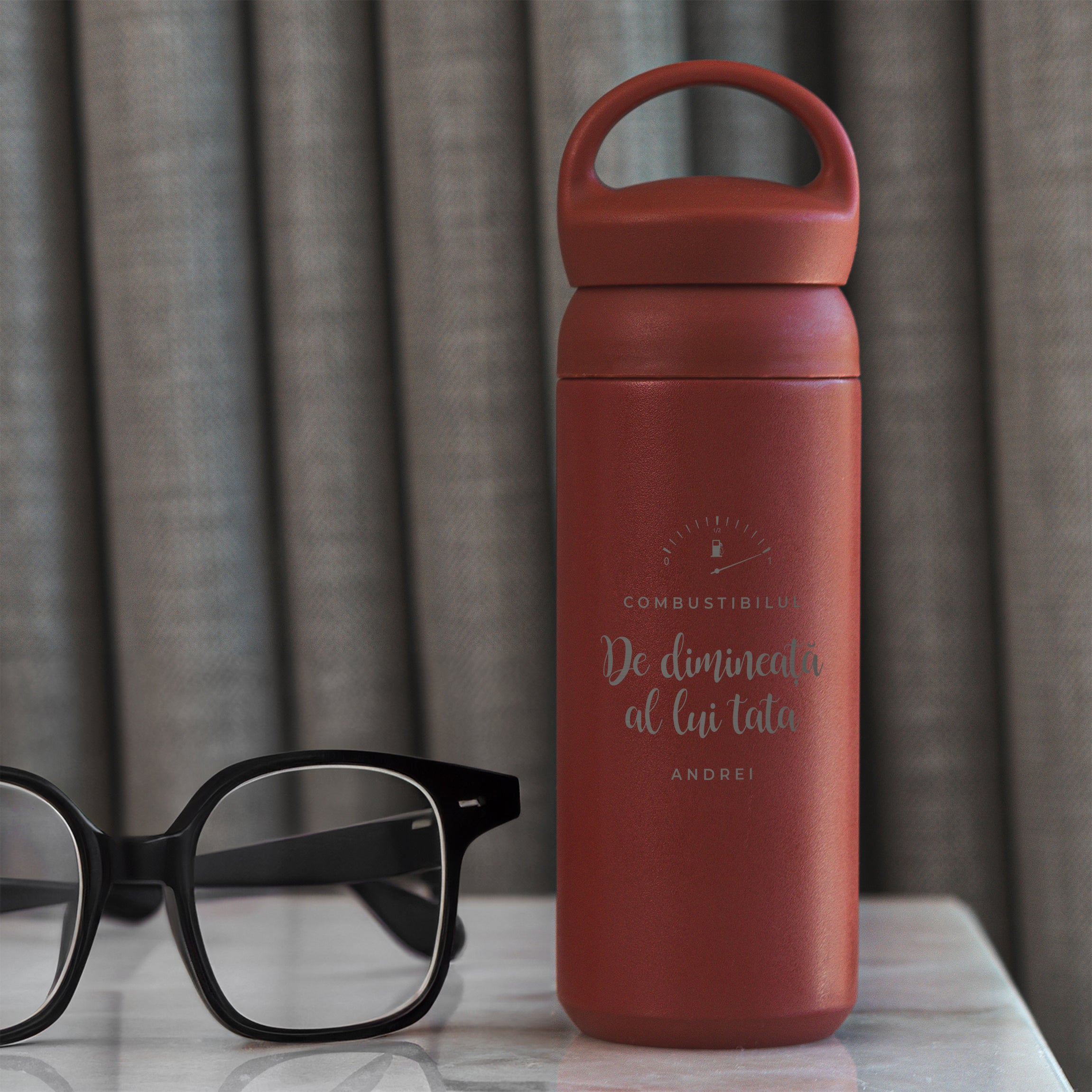 Grawerowany termos na Dzień Taty - poranne paliwo termos grawerowany prezent dla taty na Dzień Taty