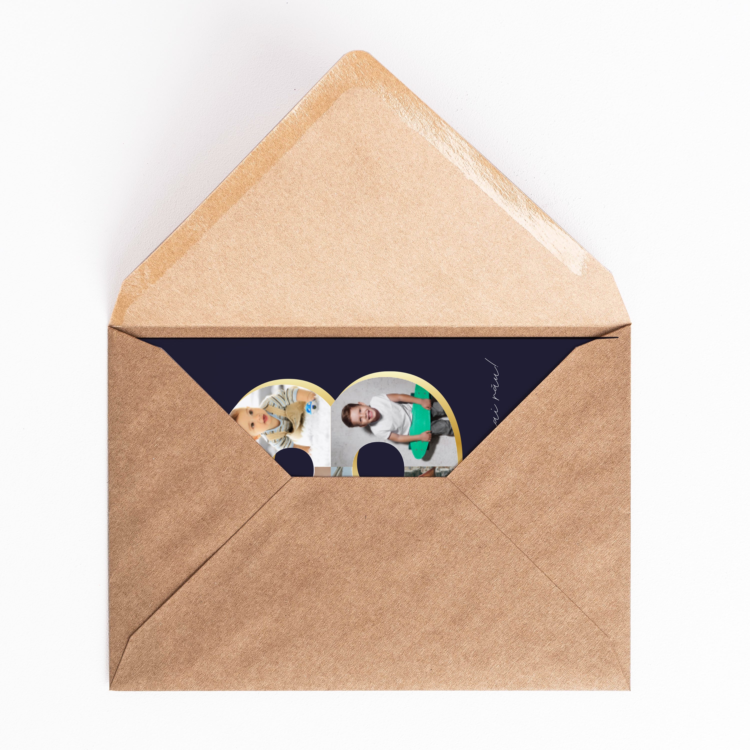 Felicitare personalizată la aniversarea de 18 ani - colaj foto