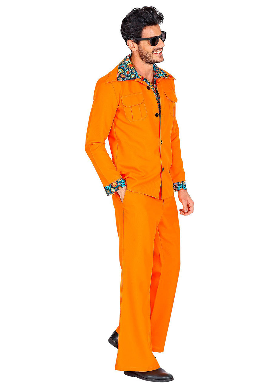 Costum pentru bărbați anii ’70 PORTOCALIU COSTUM - XL
