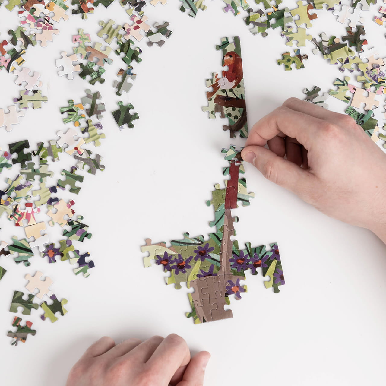 Garden puzzle 500 szt. prezent dla miłośniczki roślin prezent dla ogrodniczki prezent dla florystki