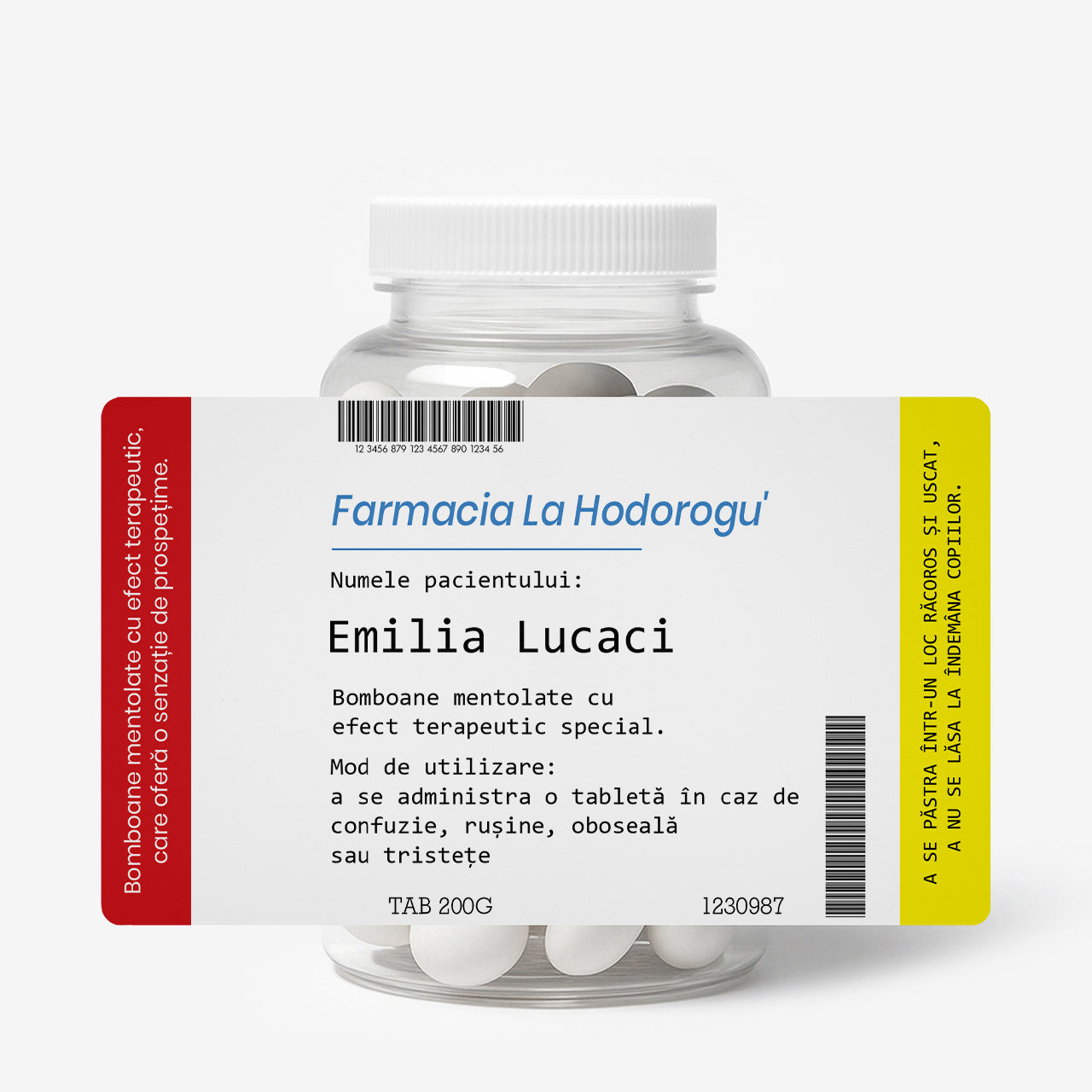 Miętówki + etykieta dekoracyjna do samodzielnego naklejenia - śmieszny prezent urodzinowy prezent dla pielęgniarki