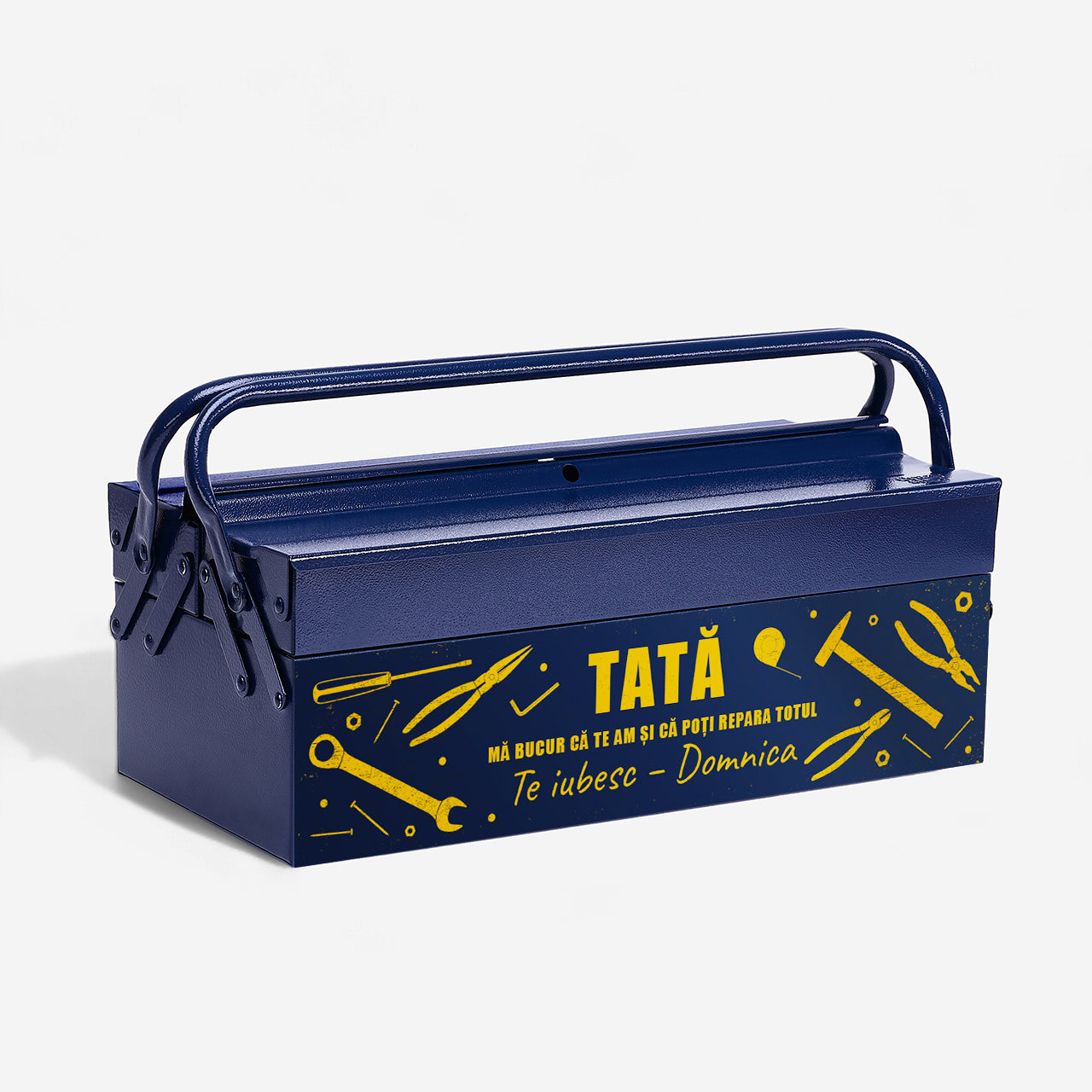 Cutie de unelte personalizată – cadou pentru Tată