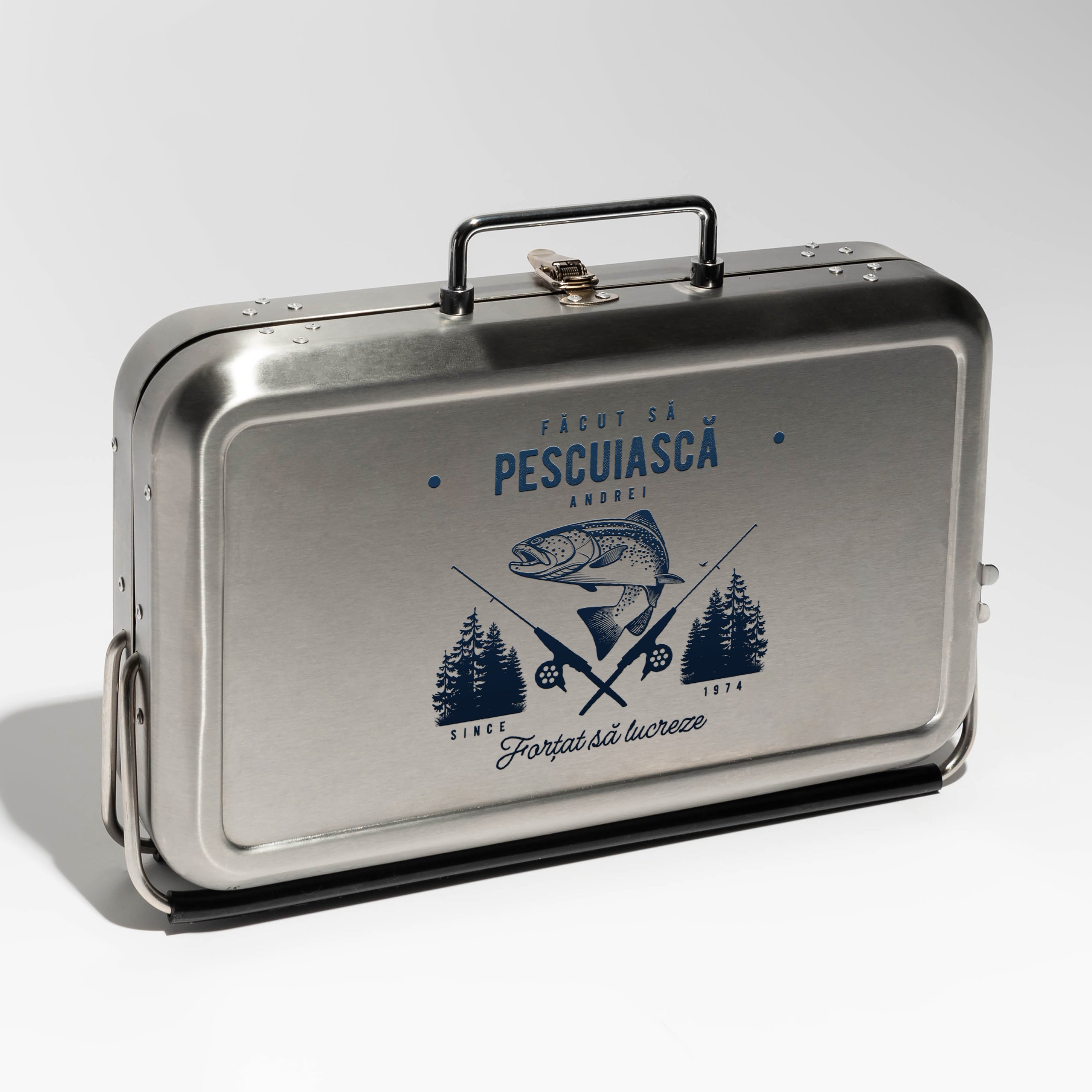 Grătar tip valiză - cadou original pentru un pescar