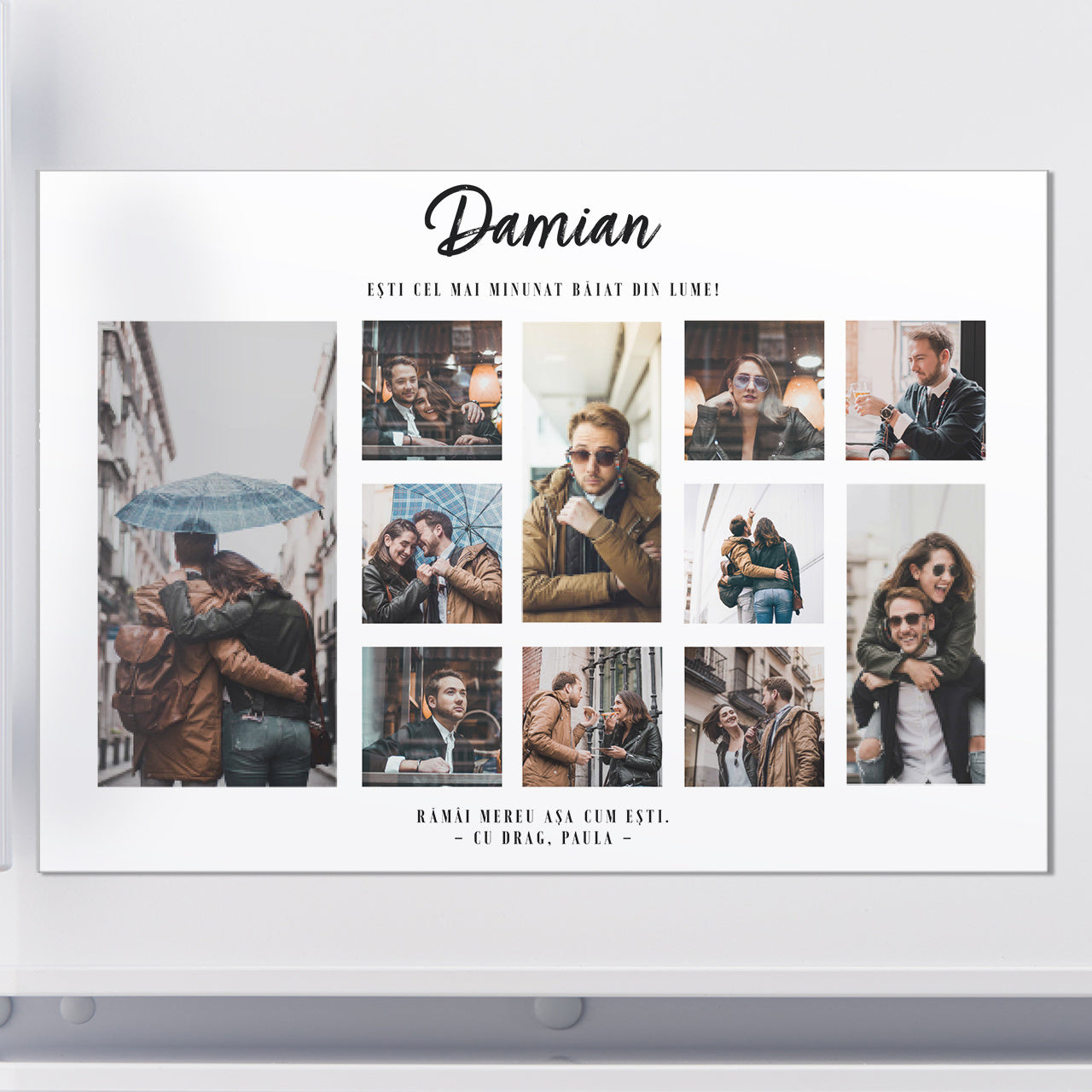 Magnes na prezent dla Chłopaka - kolaż zdjęć magnes na Dzień Chłopaka prezent dla chłopaka 