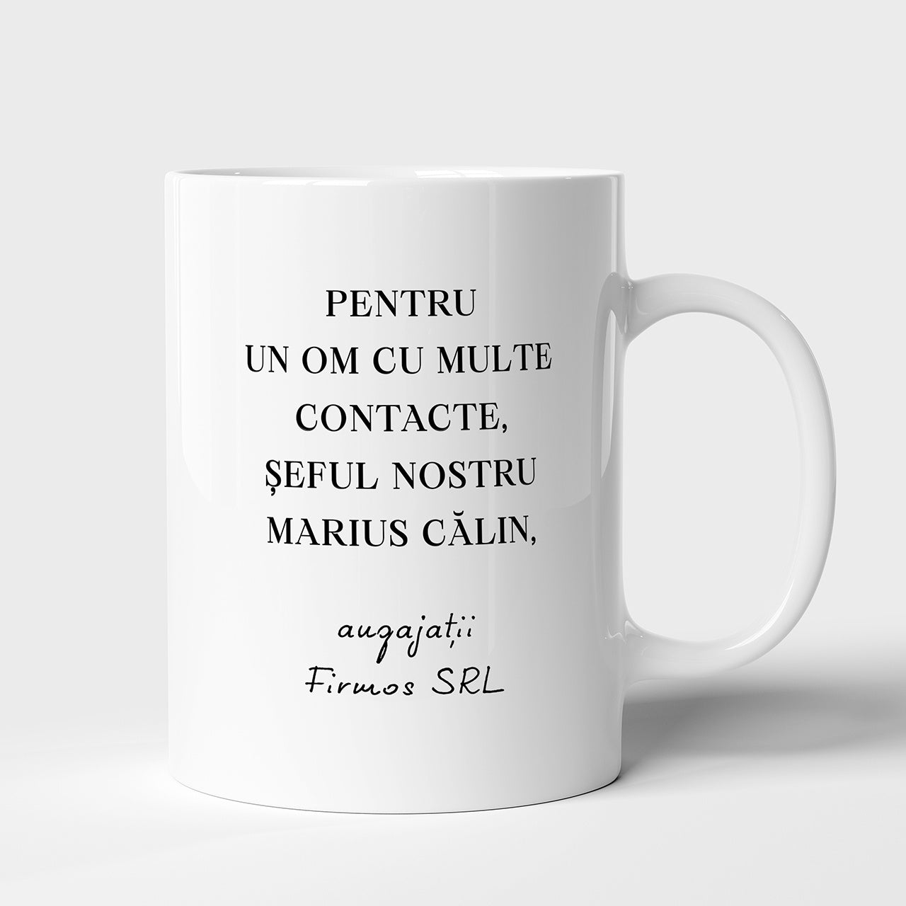 Cană pentru șef - În afaceri, contactele contează