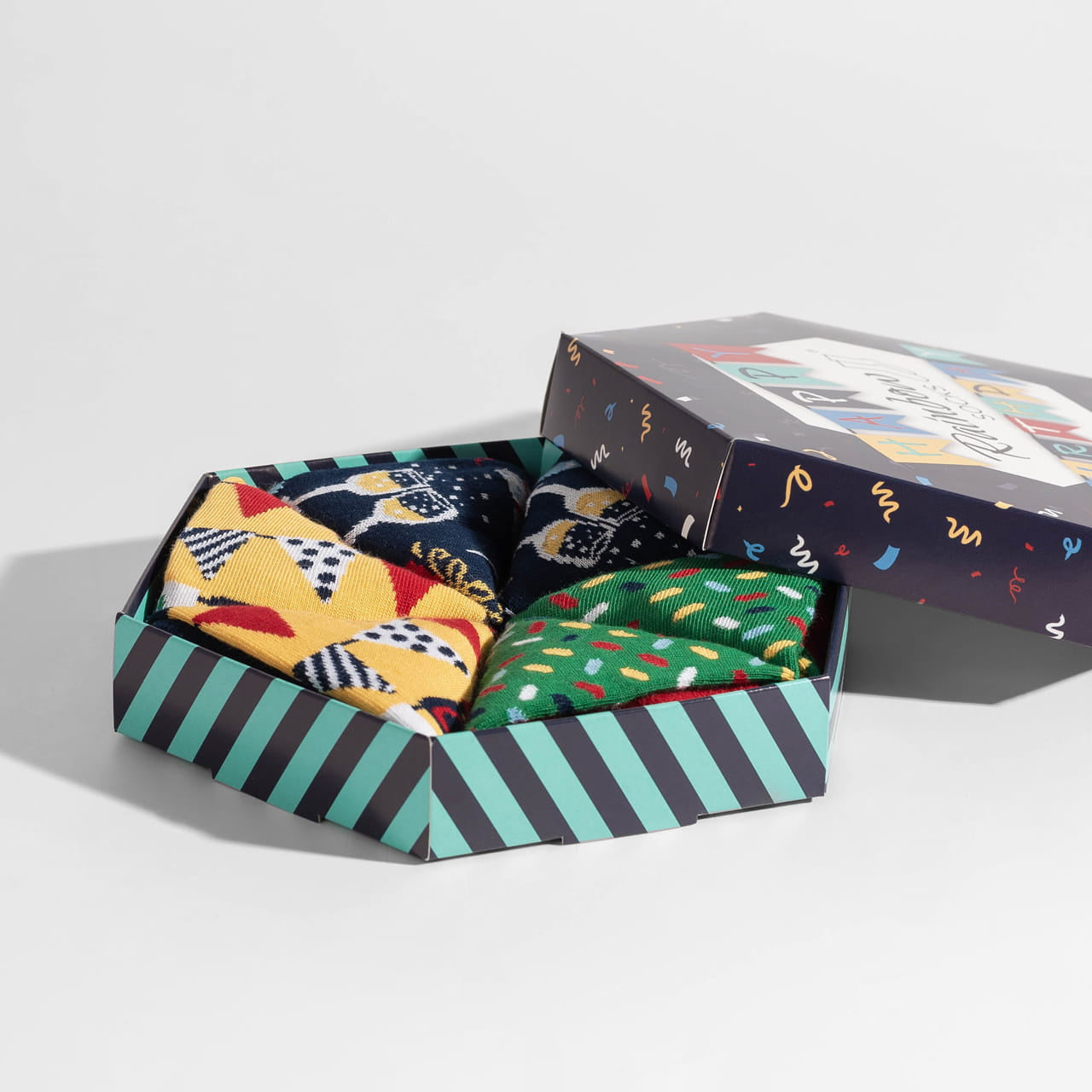 Skarpetki urodzinowe - prezent dla niego prezent dla chłopaka prezent dla mężczyzny śmieszne skarpetki na prezent 