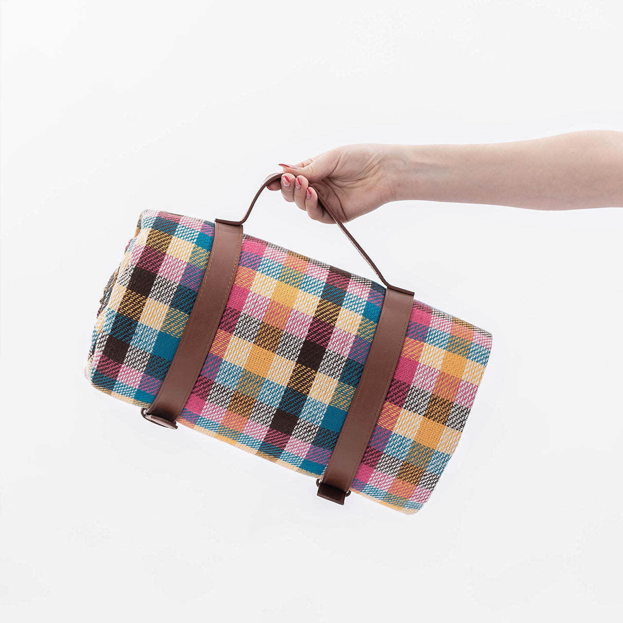 Koc turystyczny mata piknikowa prezent dla rodziny koc piknikowy