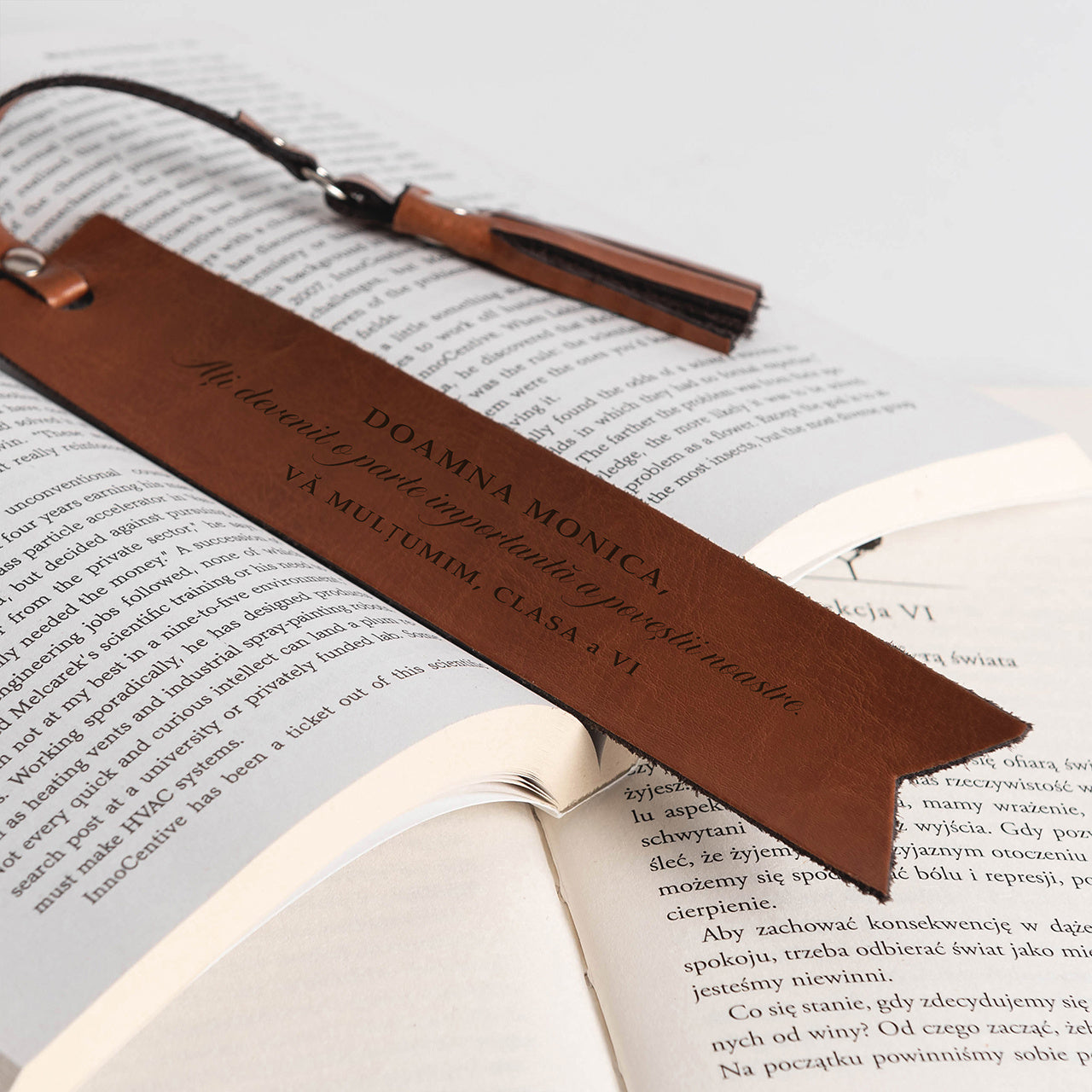 Semn de carte personalizat pentru învățător