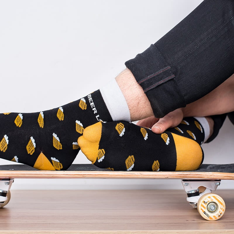 Śmieszne skarpety męskie r. 42-45 Beer Lover upominek dla piwosza prezent dla piwosza skarpetki piwo