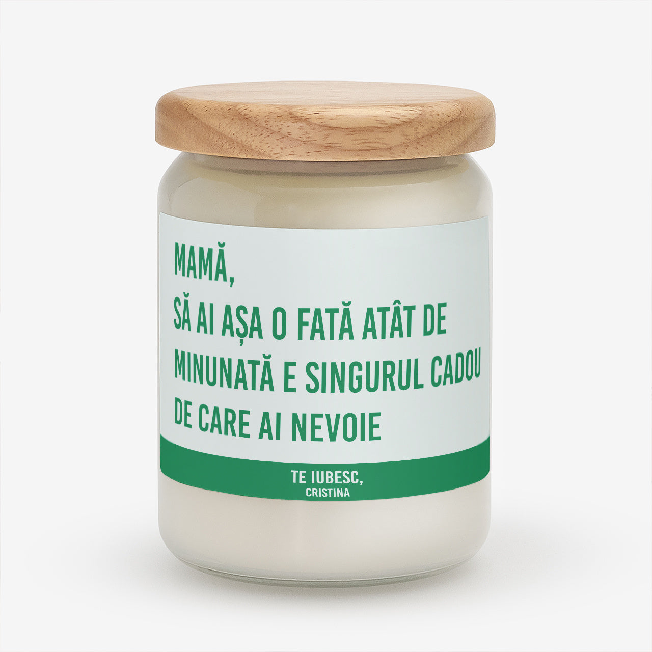 Lumânare de soia - cadou original pentru mamă