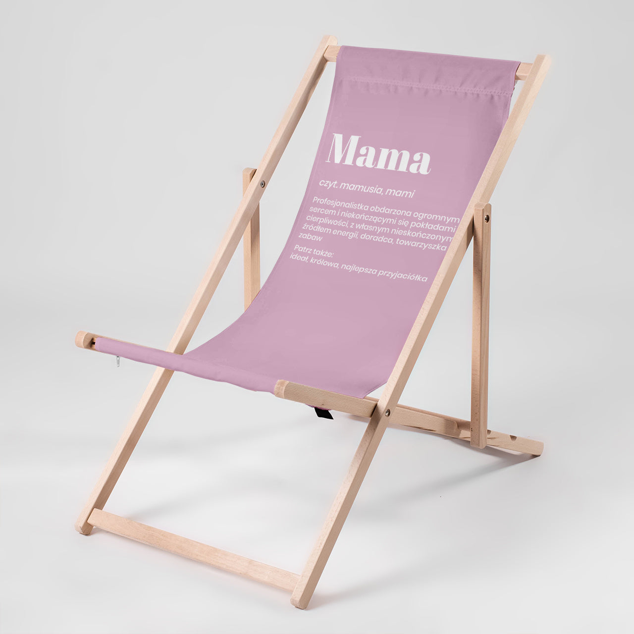 Șezlong de grădină personalizat – Definiție – cadou de ziua mamei