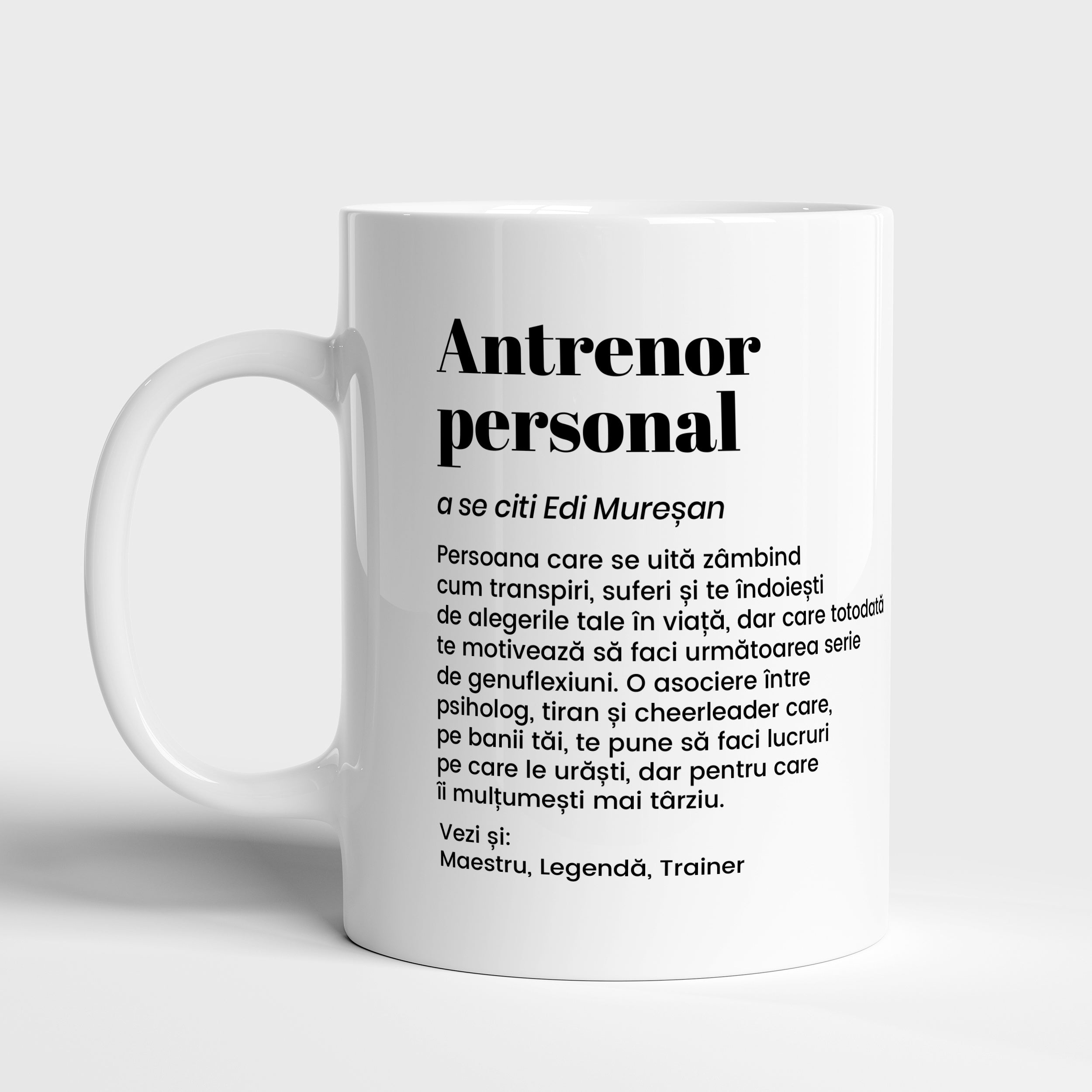 Kubek dla trenera personalnego prezent dla trenera śmieszny kubek personalizowany