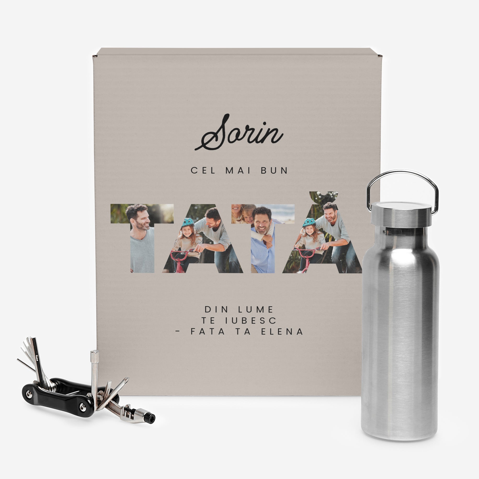 Set de accesorii pentru bicicletă cadou de Ziua Tatălui