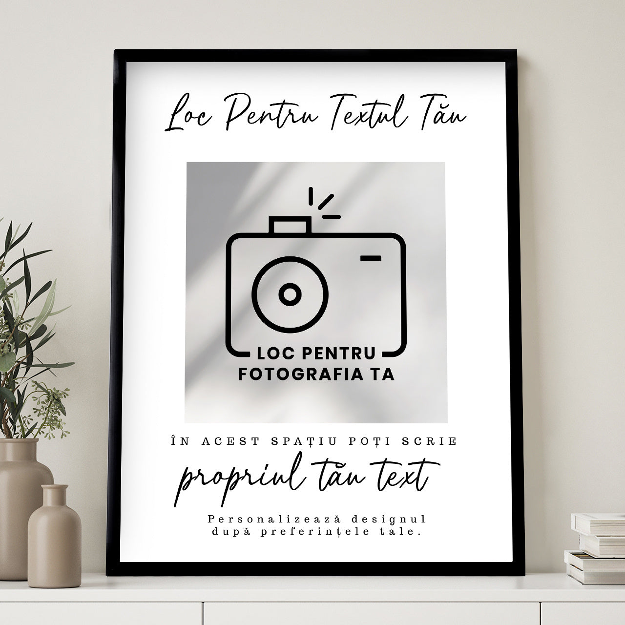 Posterul Un loc Pentru proiectele tale – un cadou pentru orice ocazie