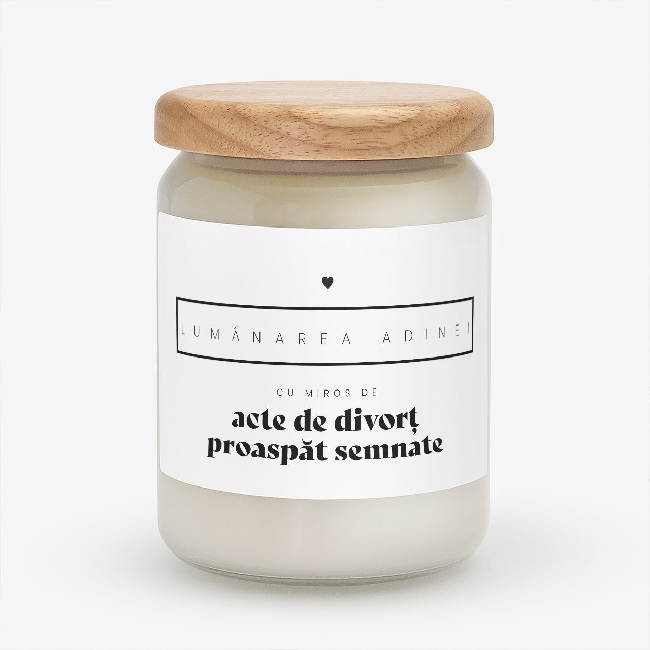 Lumânare personalizată – cadou pentru ocazia divorțului
