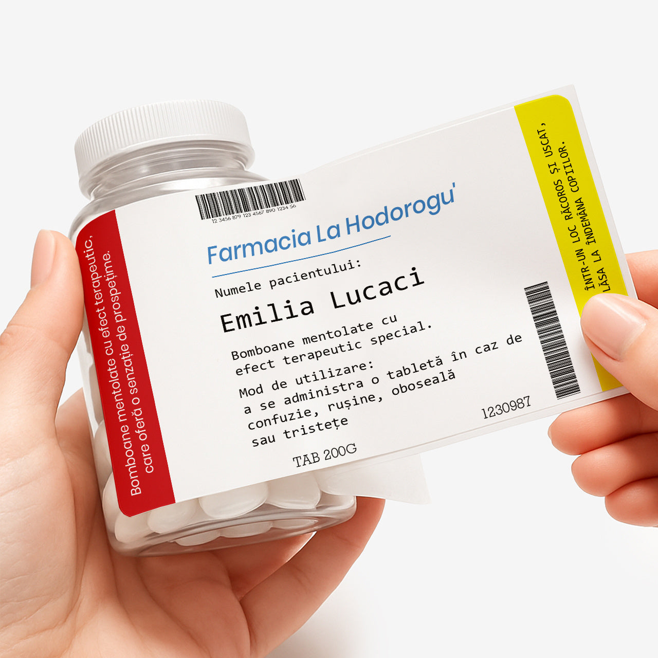 Miętówki + etykieta dekoracyjna do samodzielnego naklejenia - śmieszny prezent urodzinowy prezent dla pielęgniarki