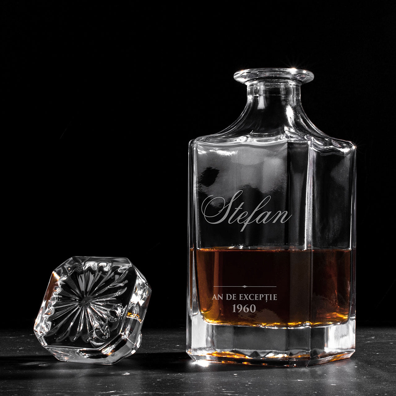 Karafka z grawerem na prezent dla mężczyzny karafka na whisky prezent dla męża prezent dla kolegi z pracy