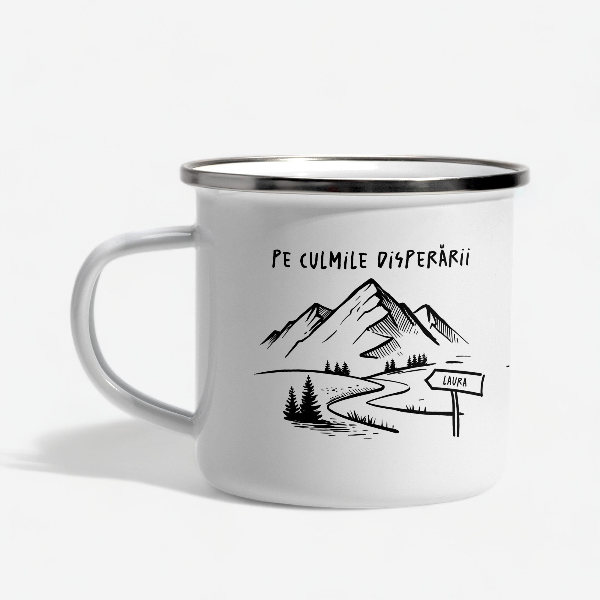 Cană amuzantă pentru un iubitor de munți - personalizată