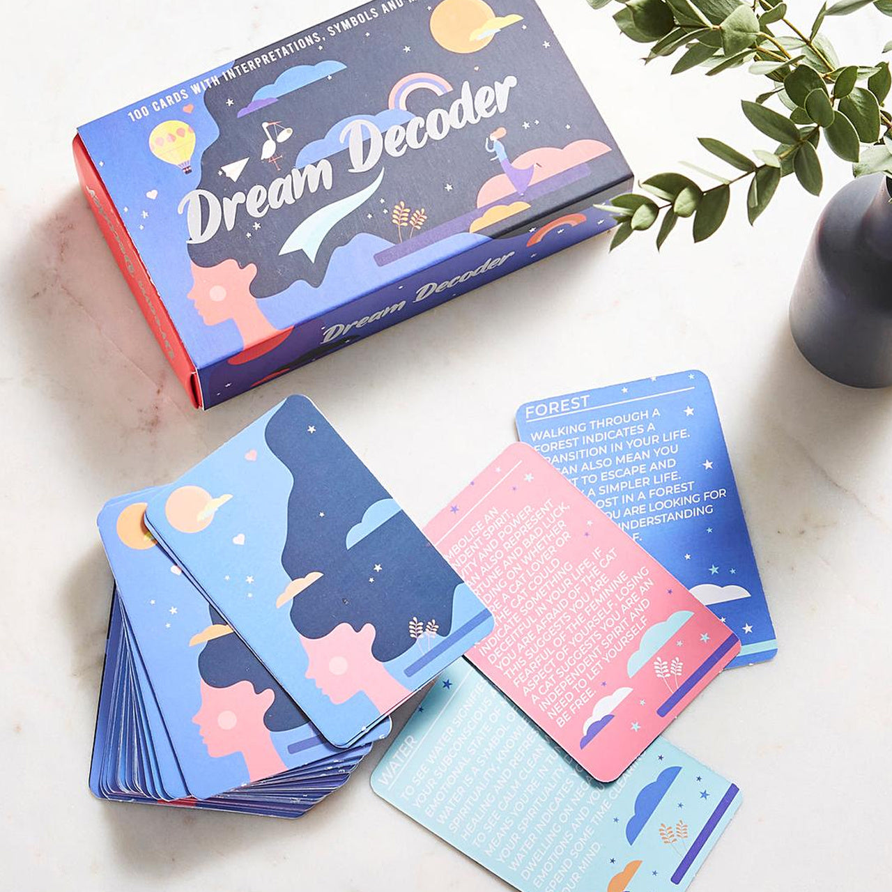 Set de cărți Dream Decoder – interpretarea viselor, cadou pentru somnoroși