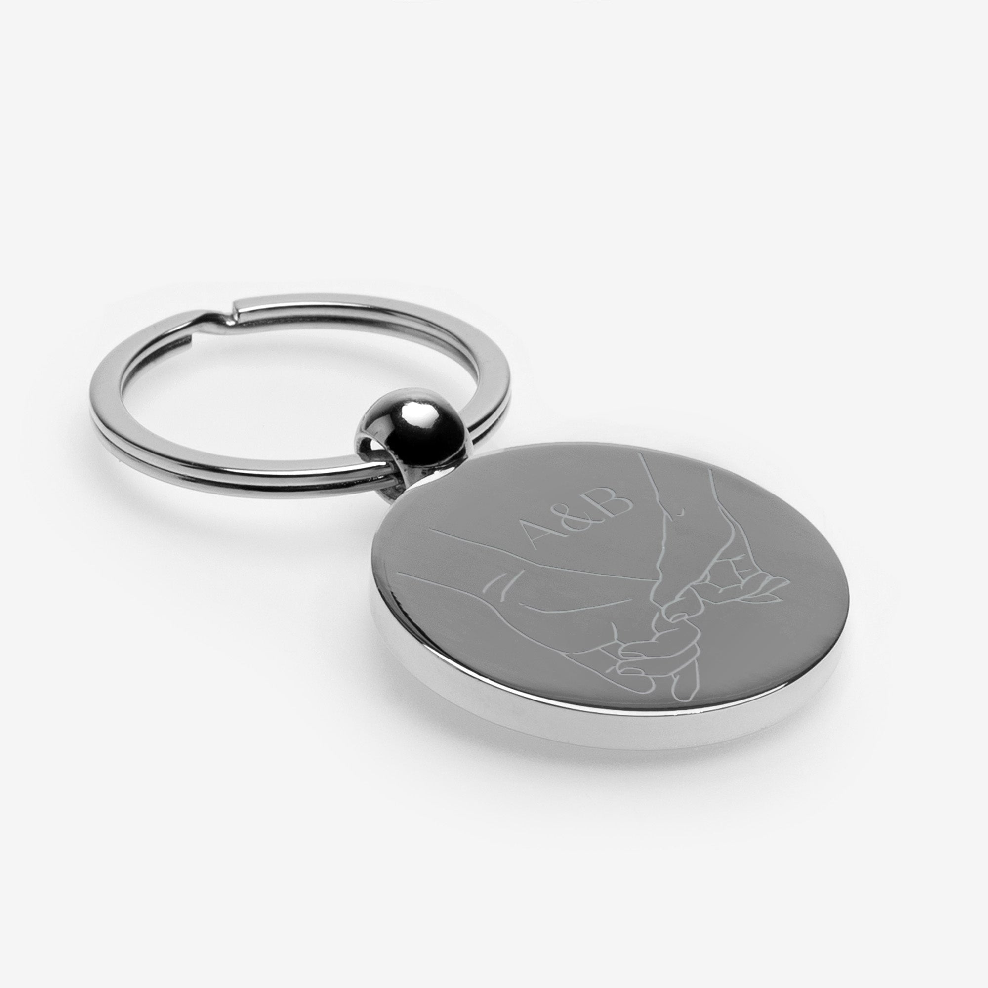 Drobny prezent na Walentynki - breloczek walentynkowy z grawerem brelok na walentynki prezent walentynkowy