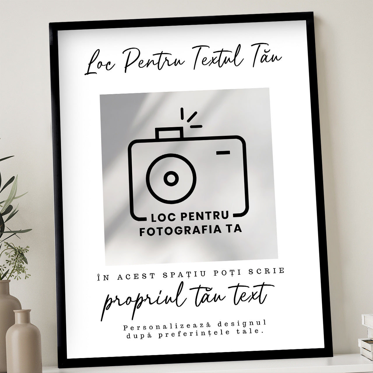 Posterul Un loc Pentru proiectele tale – un cadou pentru orice ocazie