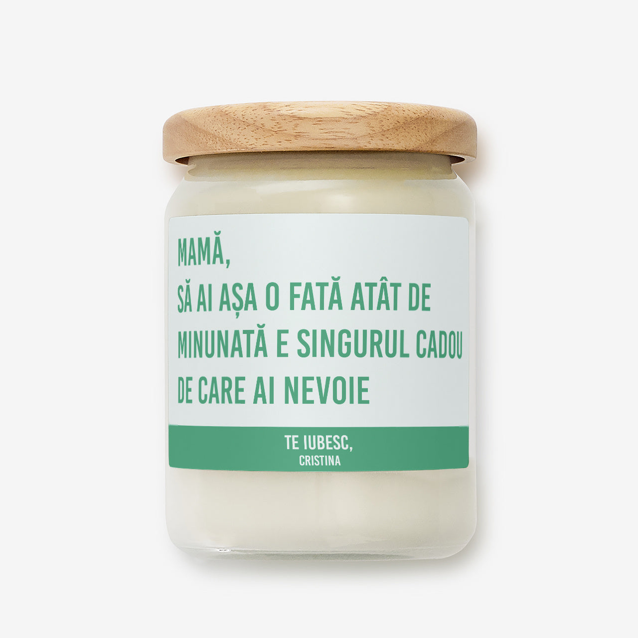 Lumânare de soia - cadou original pentru mamă