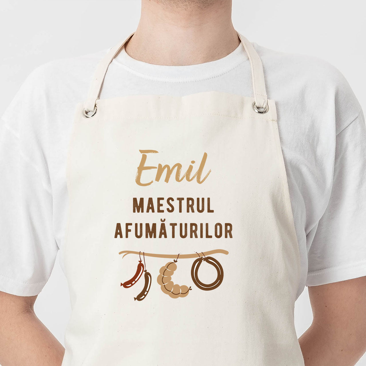 Șorț personalizat – cadou pentru pasionat de grătar