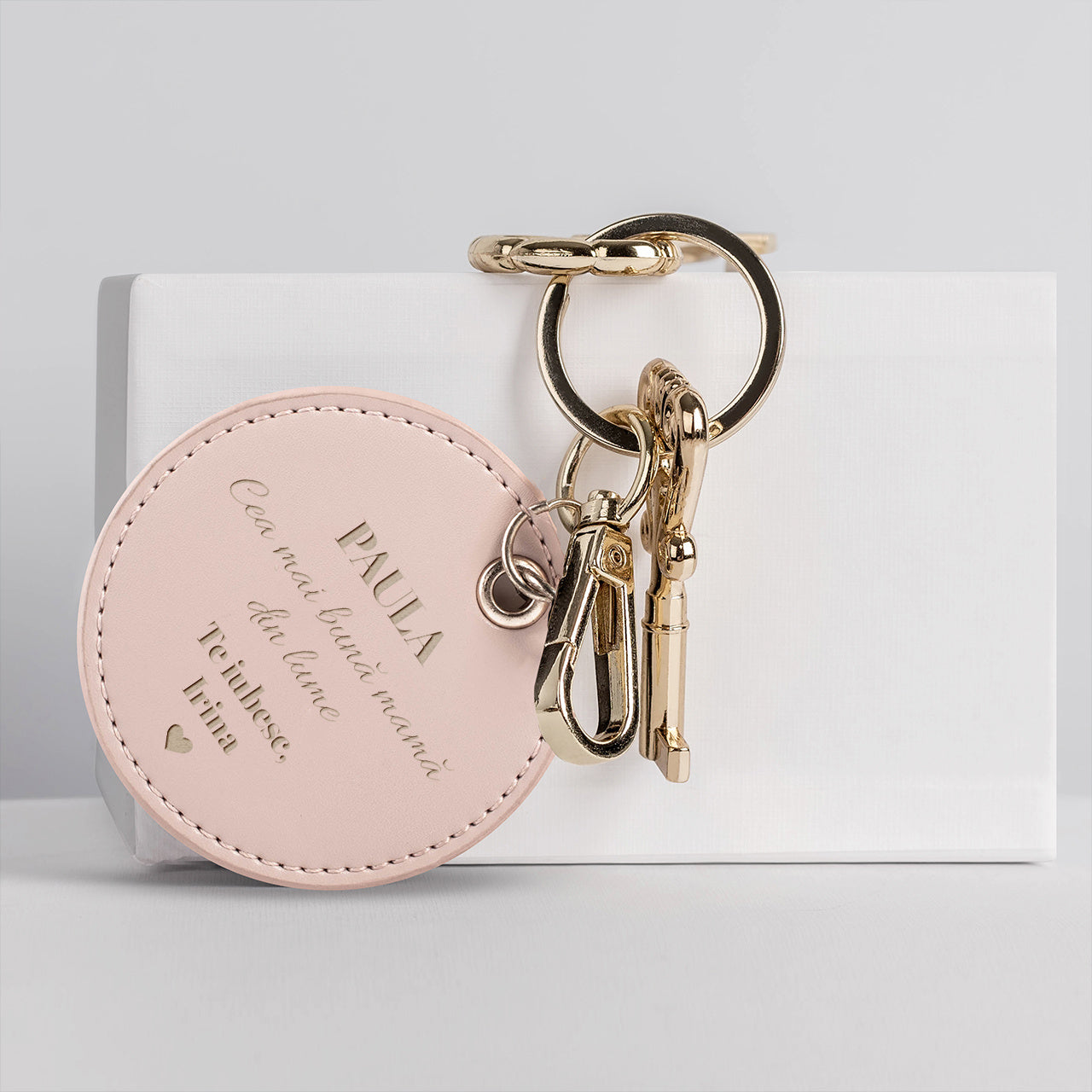 Skórzany brelok z grawerem dla mamy brelok dla mamy prezent dla mamy na Dzień Mamy