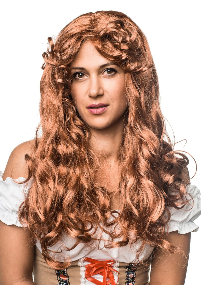 Castanie perucă de carnaval HELENA