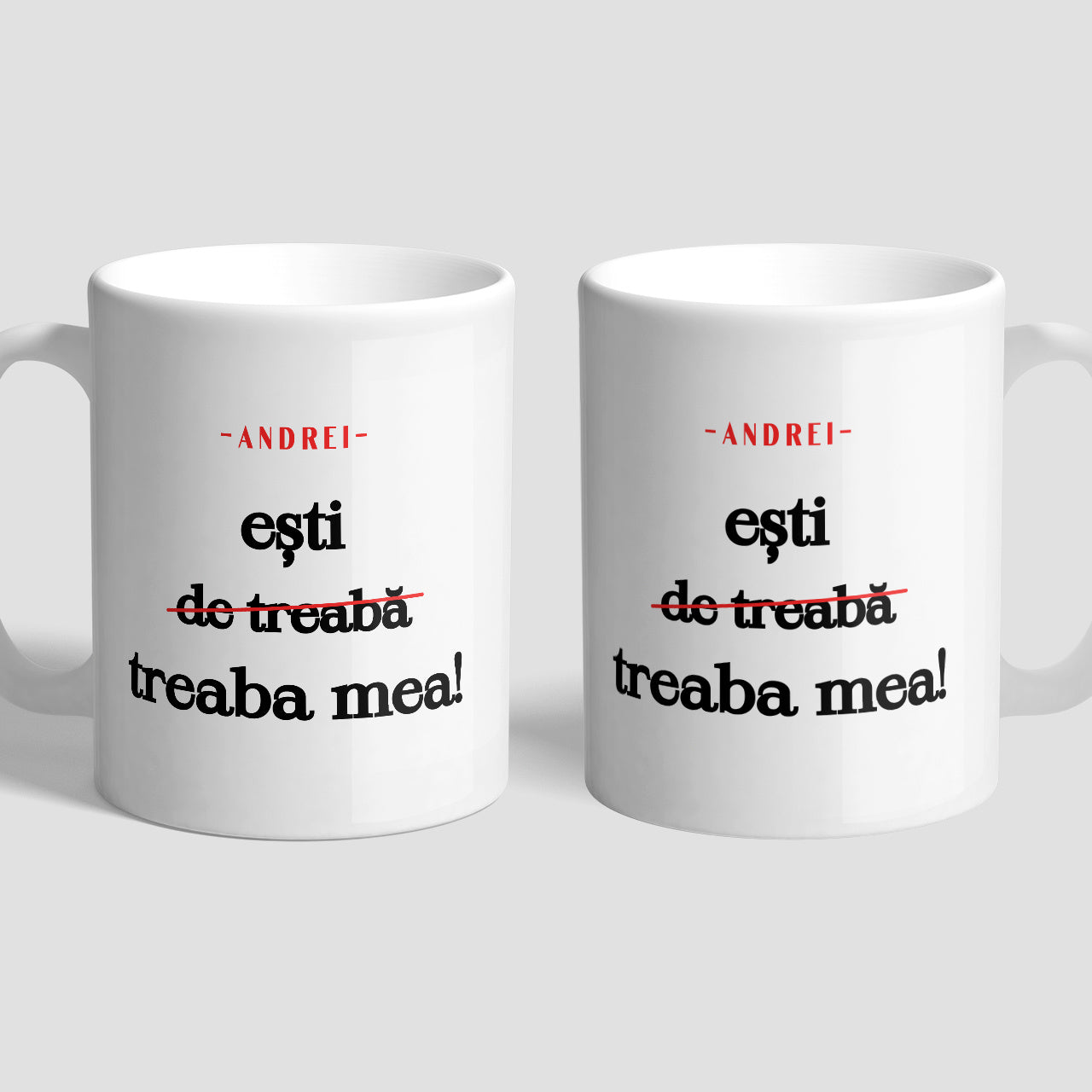 Cană personalizată pentru el - treaba mea