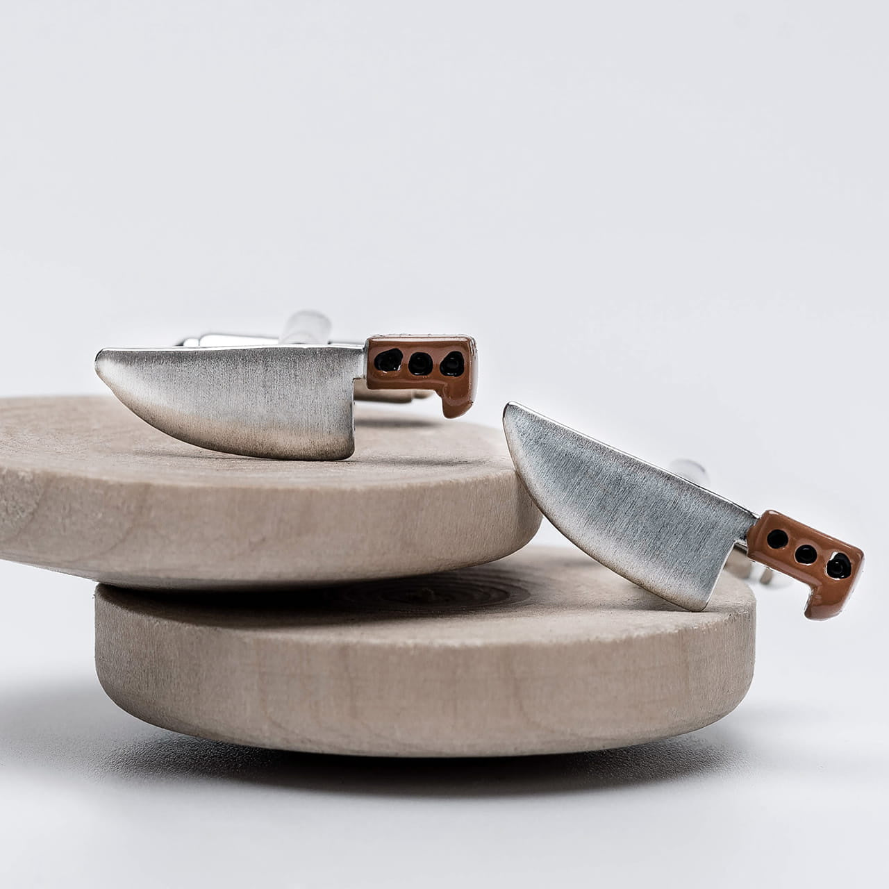 Spinki do mankietów dla kucharza nóż kuchenny prezent dla kucharza prezent dla szefa kuchni prezent dla miłośnika gotowania