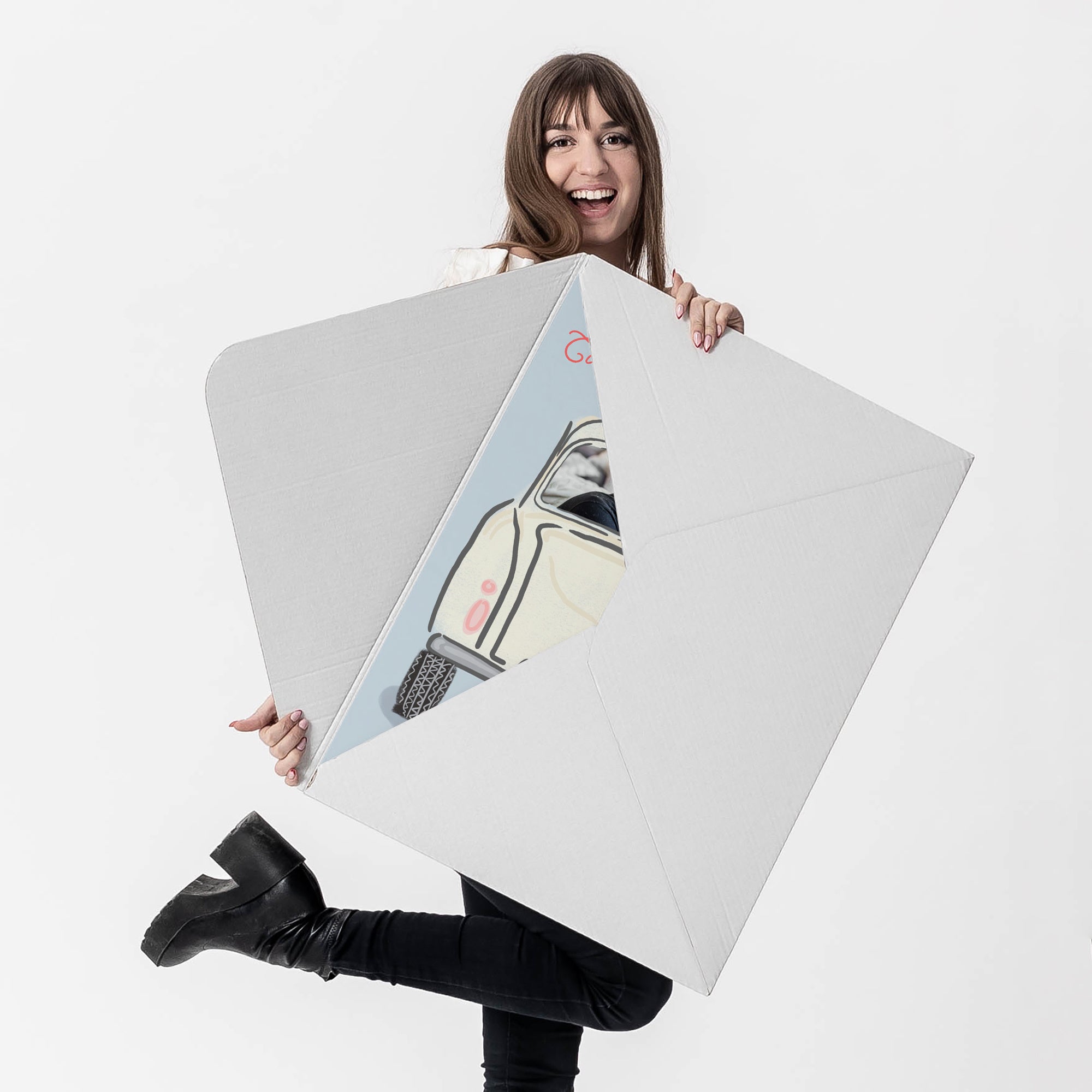 Duża kartka ślubna dla Nowożeńców kartka ślubna ze zdjęciem upominek na ślub