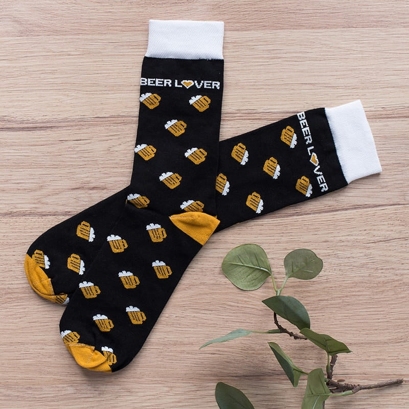 Śmieszne skarpety męskie r. 42-45 Beer Lover upominek dla piwosza prezent dla piwosza skarpetki piwo