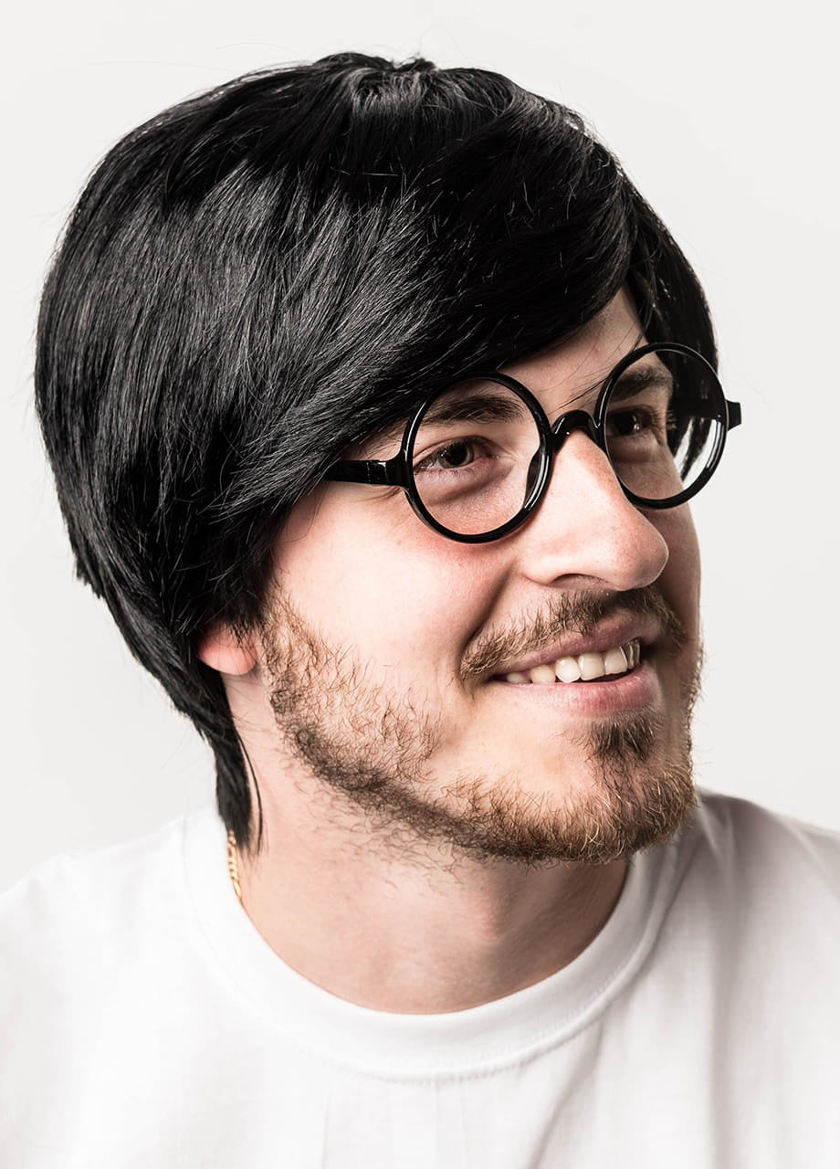 Set HARRY perucă și ochelari