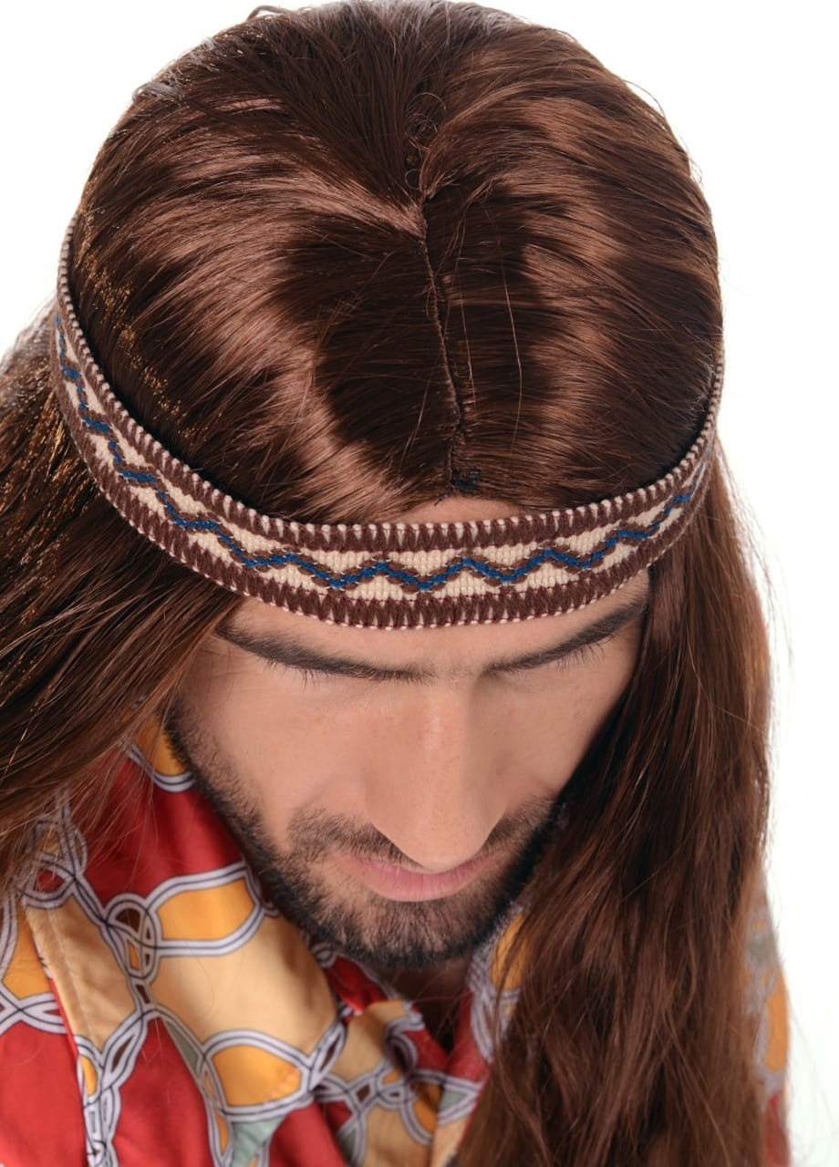 Perucă HIPPIE maro