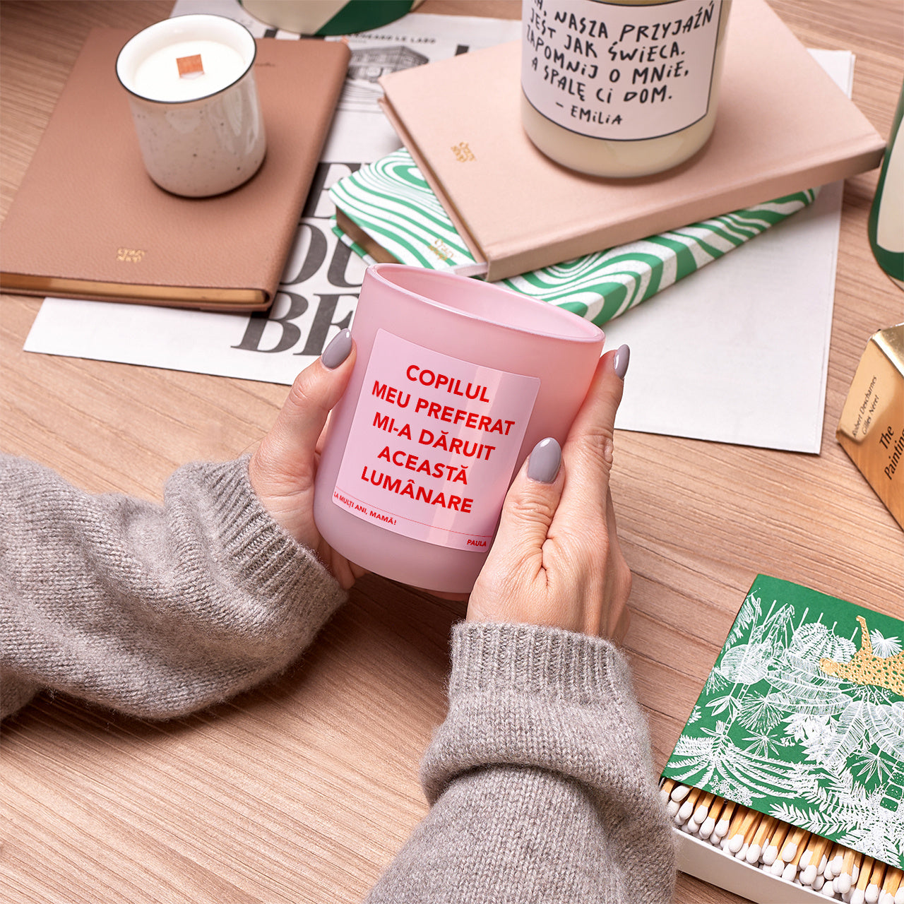 Śmieszna świeczka dla mamy - Ulubione Dziecko personalizowana świeczka dla mamy na Dzień Mamy