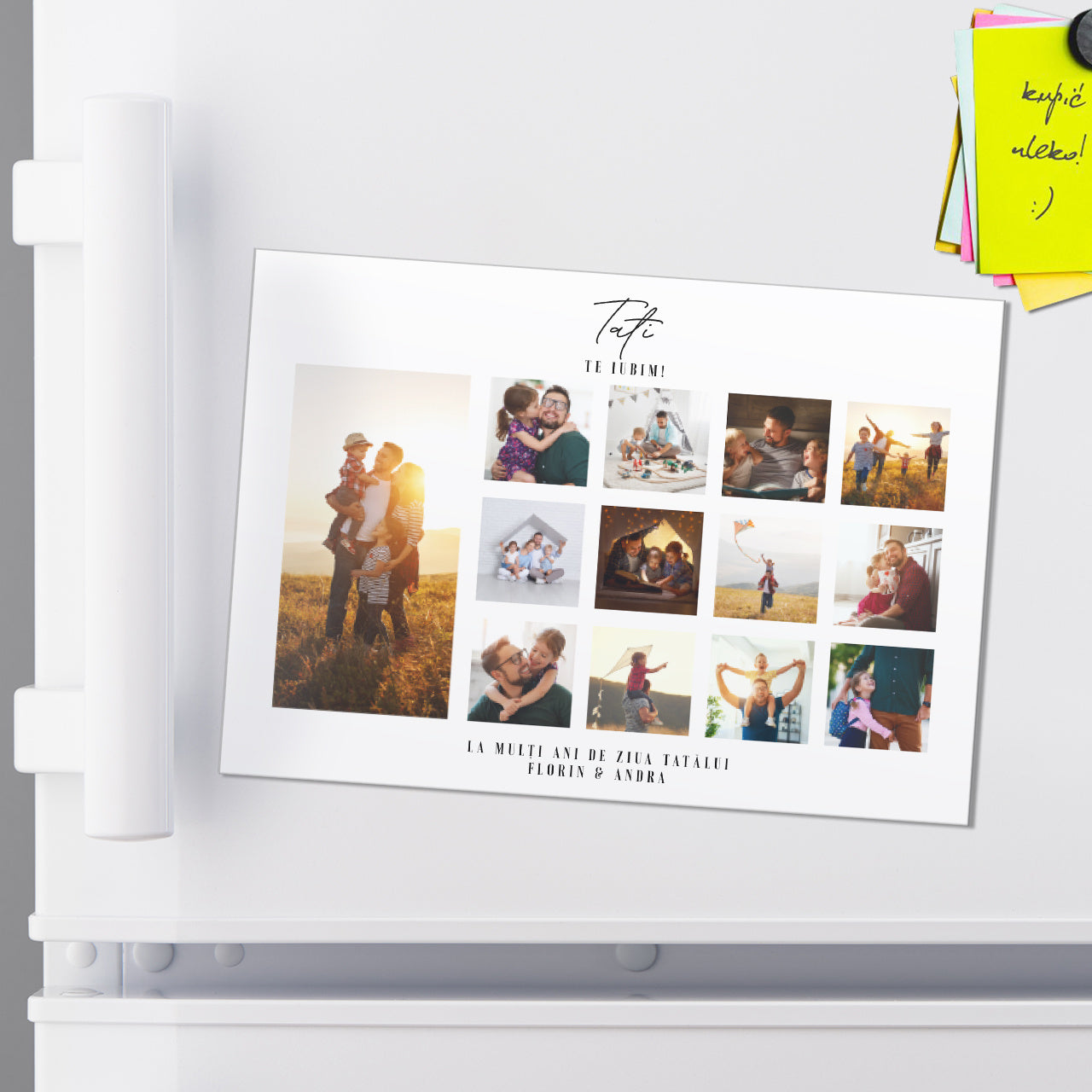 Magnet cu fotografii – cadou de Ziua Tatălui
