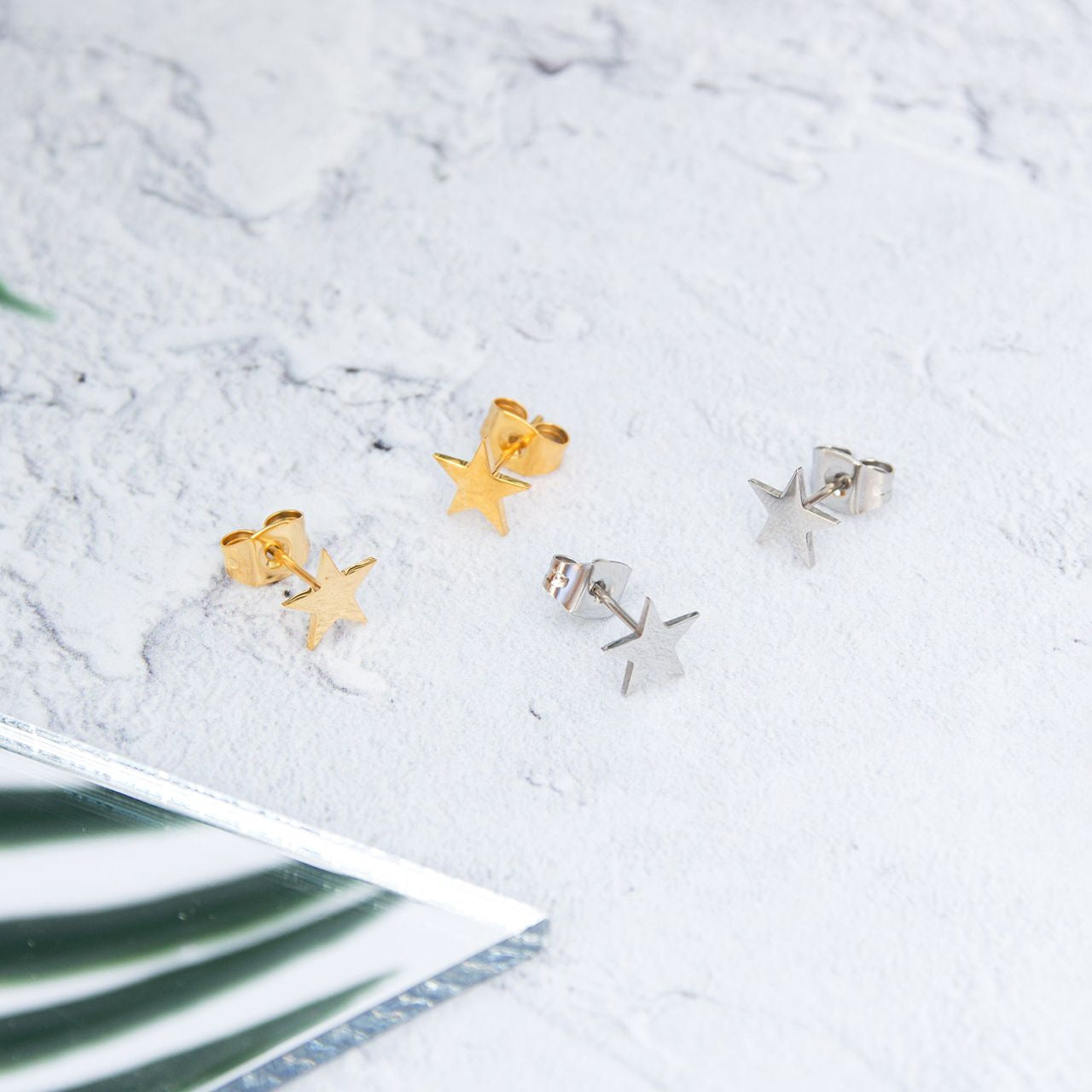 Srebrne kolczyki wkrętki Gwiazdki kolczyki gwiazdki prezent dla dziewczyny